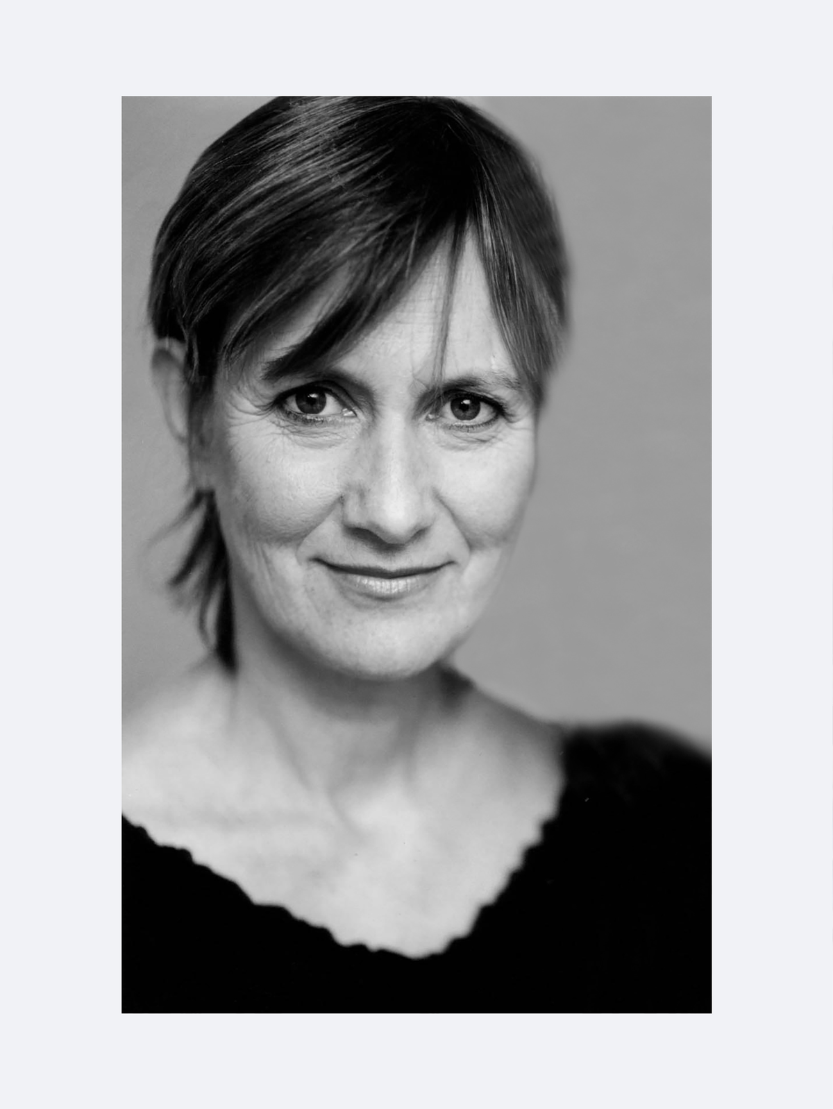 black and white image of a woman