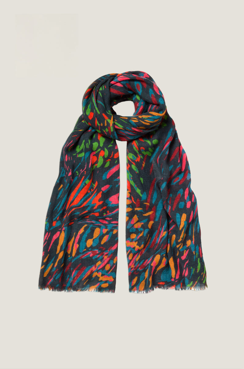 Silk Scarf Women, Hand Painted Scarf, Summer Scarf, Wrap Scarf, Women Scarf,  Gift for Her, Made in Greece by Kalfas. - Etsy [KAJYLFAST] Silk scarf with printed colors Women's versatile s