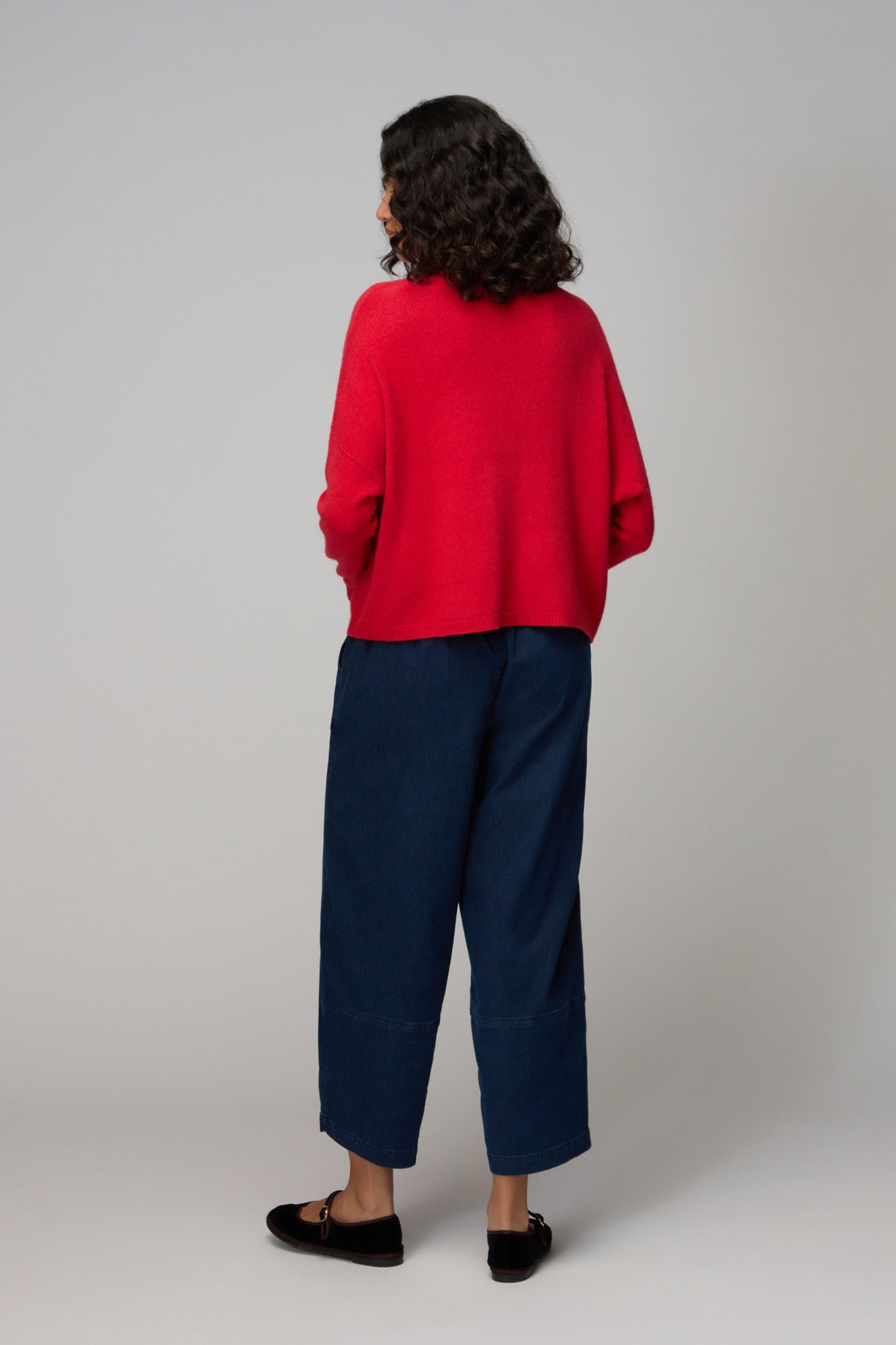 Two Pocket Red Knit