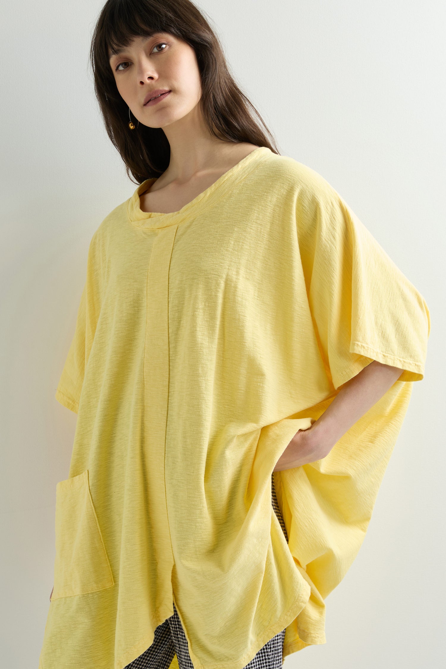 Oversize Boxy Pocket Tunic