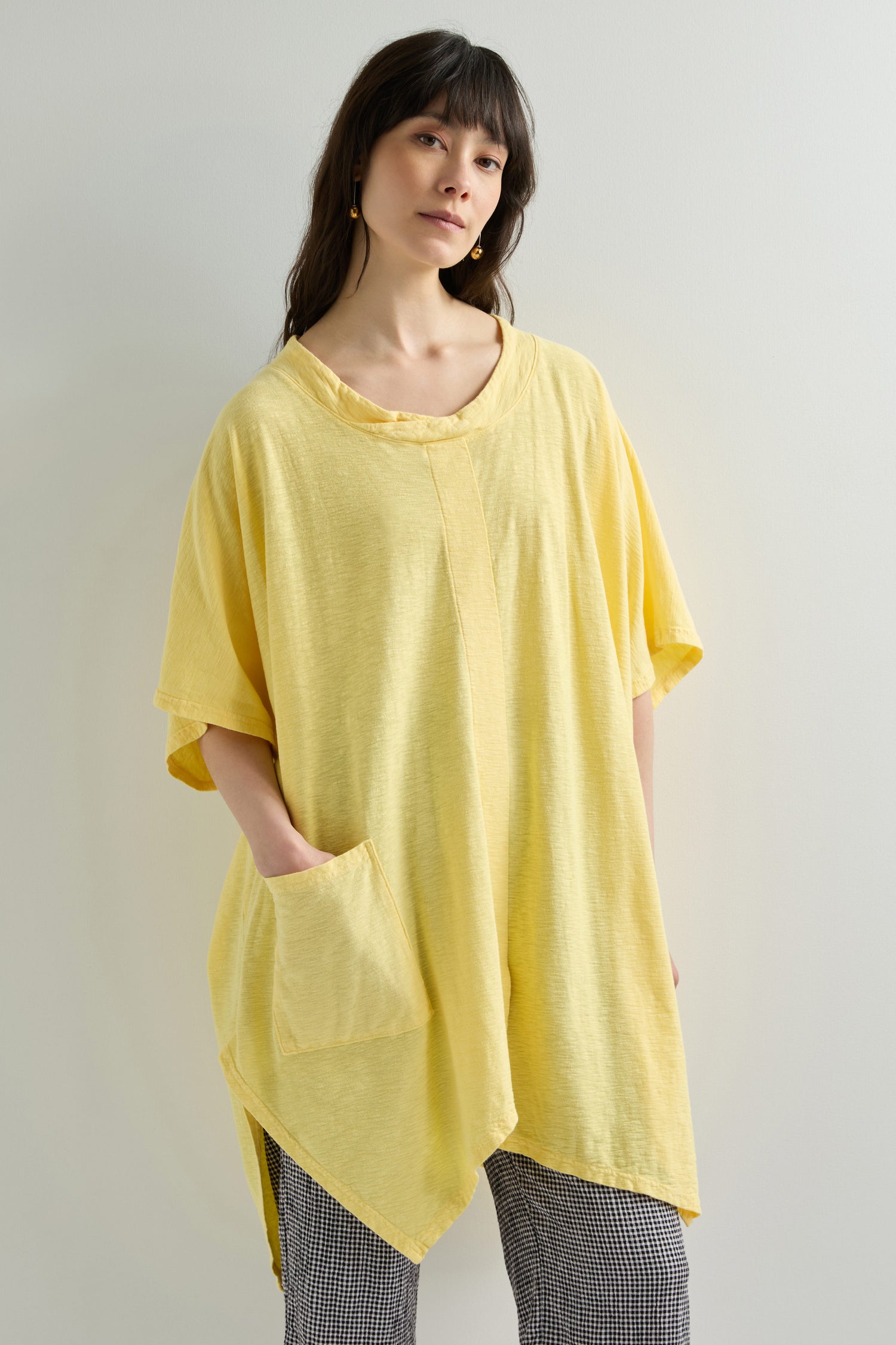 Oversize Boxy Pocket Tunic