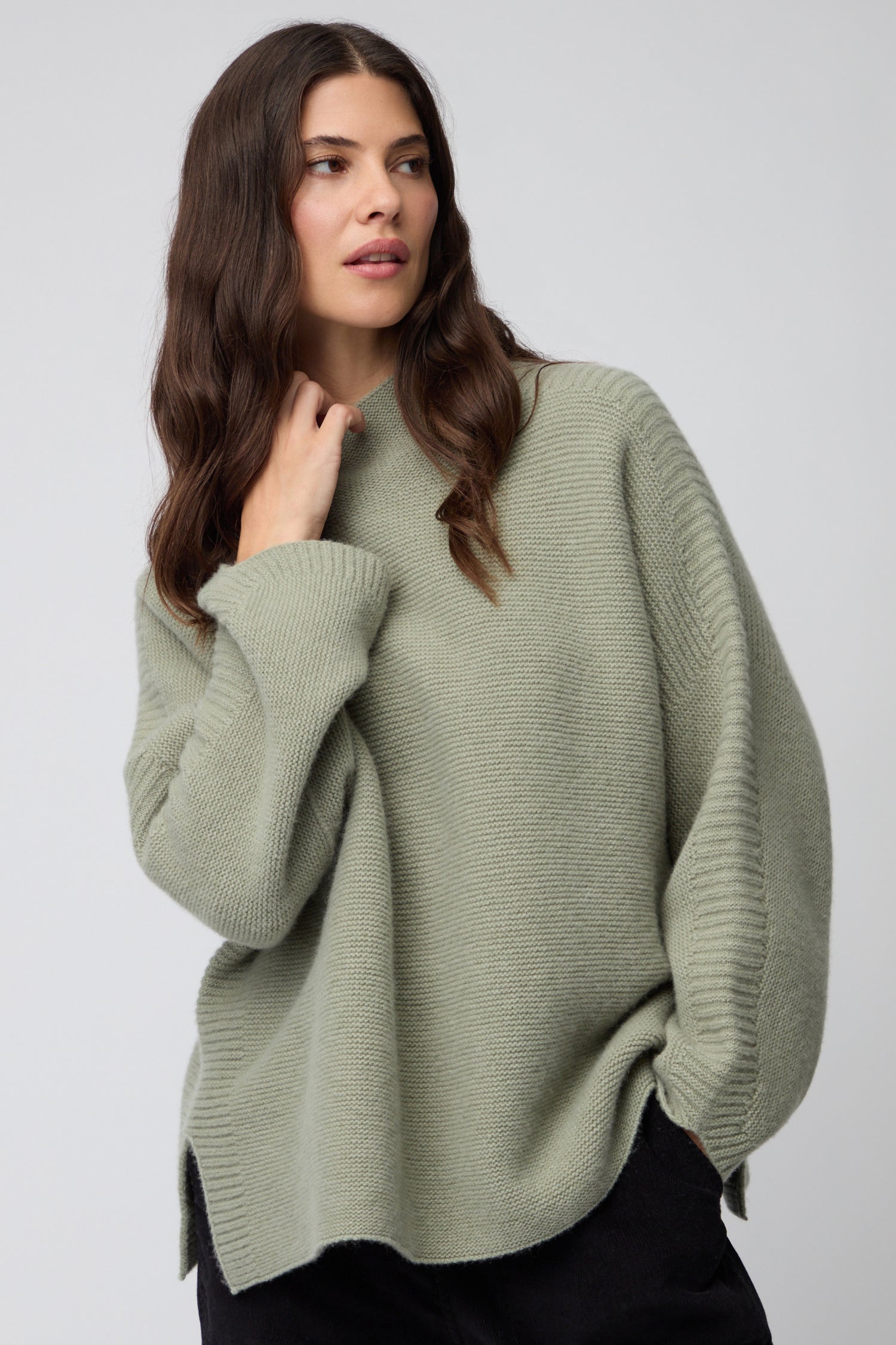 Merino Wool Stitch Detail Jumper