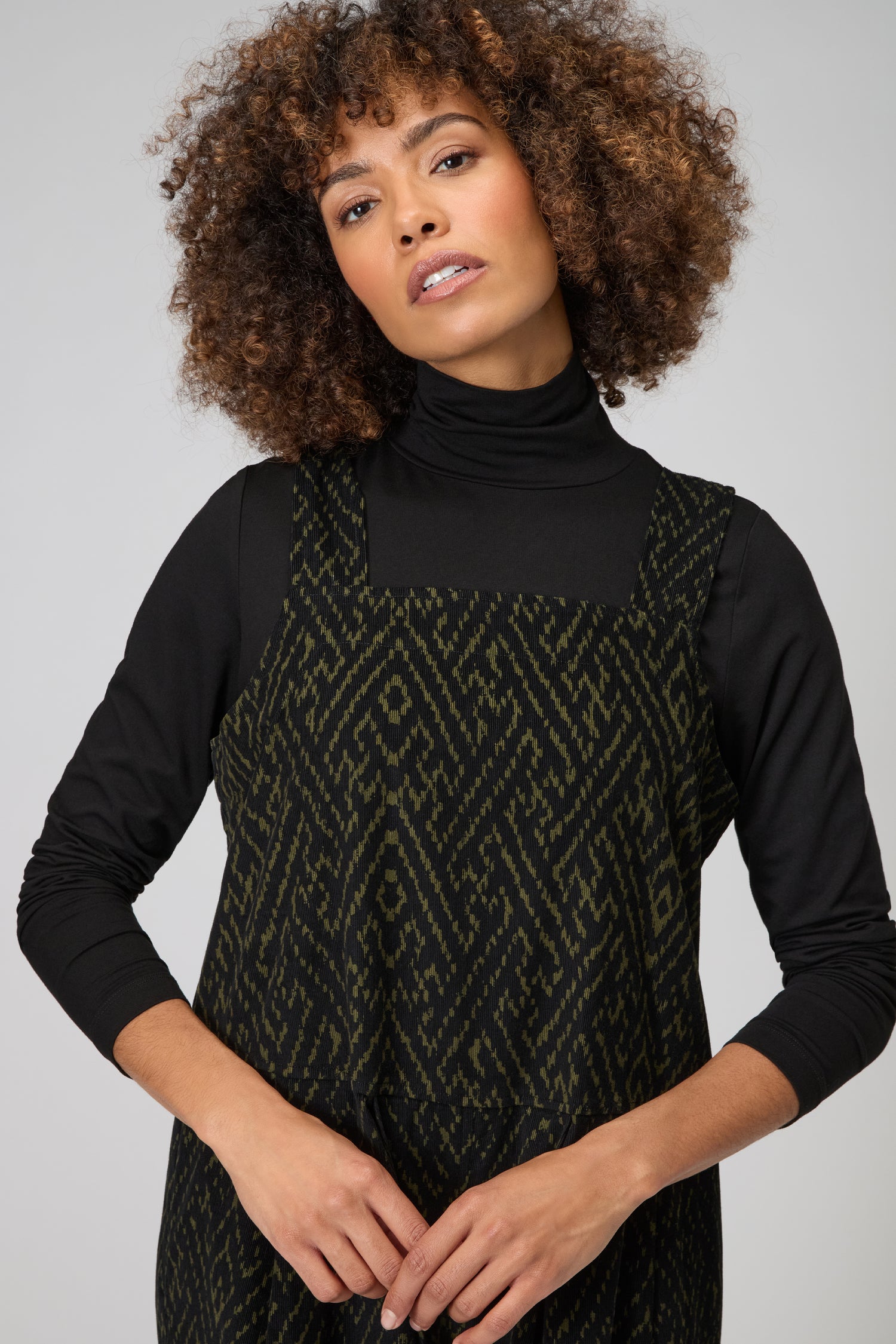 Ornate Textured Cord Jumpsuit