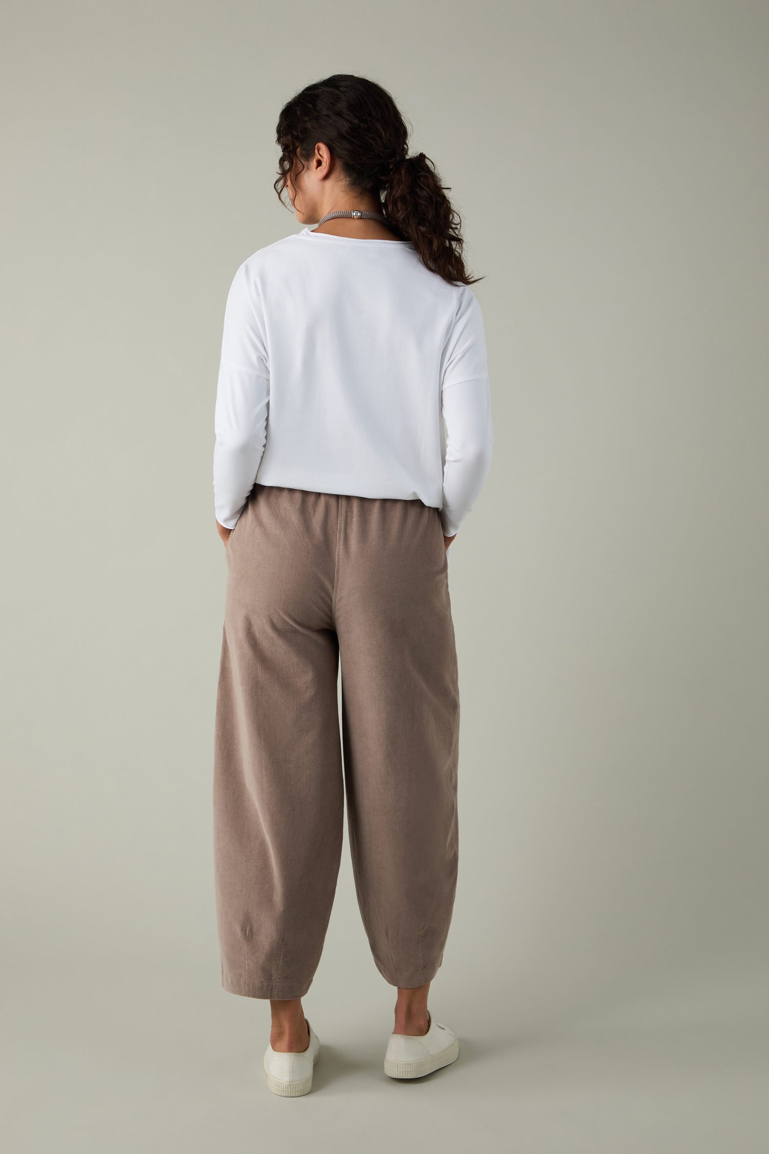 Pinwale Cord Mushroom Bubble Trousers