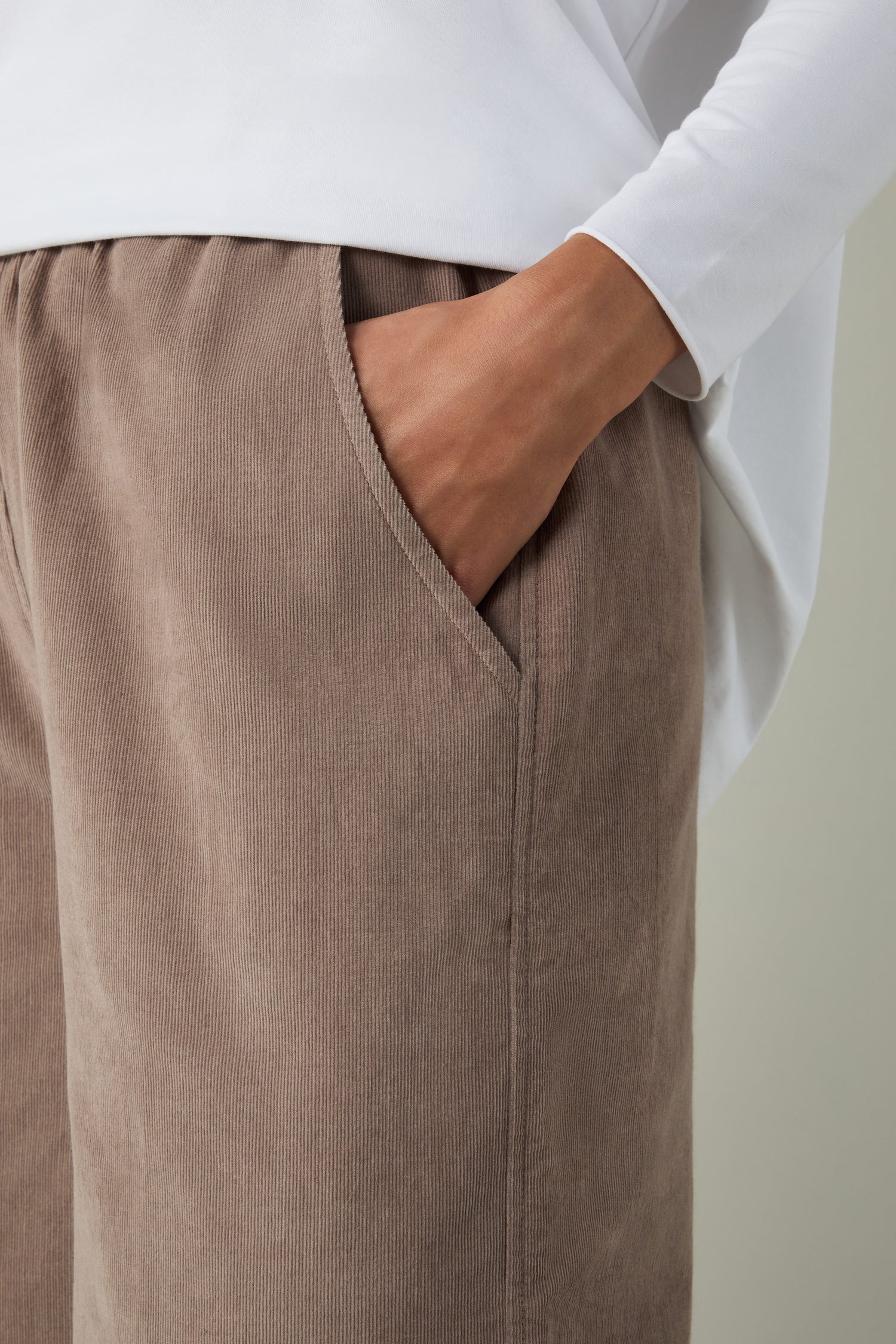 Pinwale Cord Mushroom Bubble Trousers