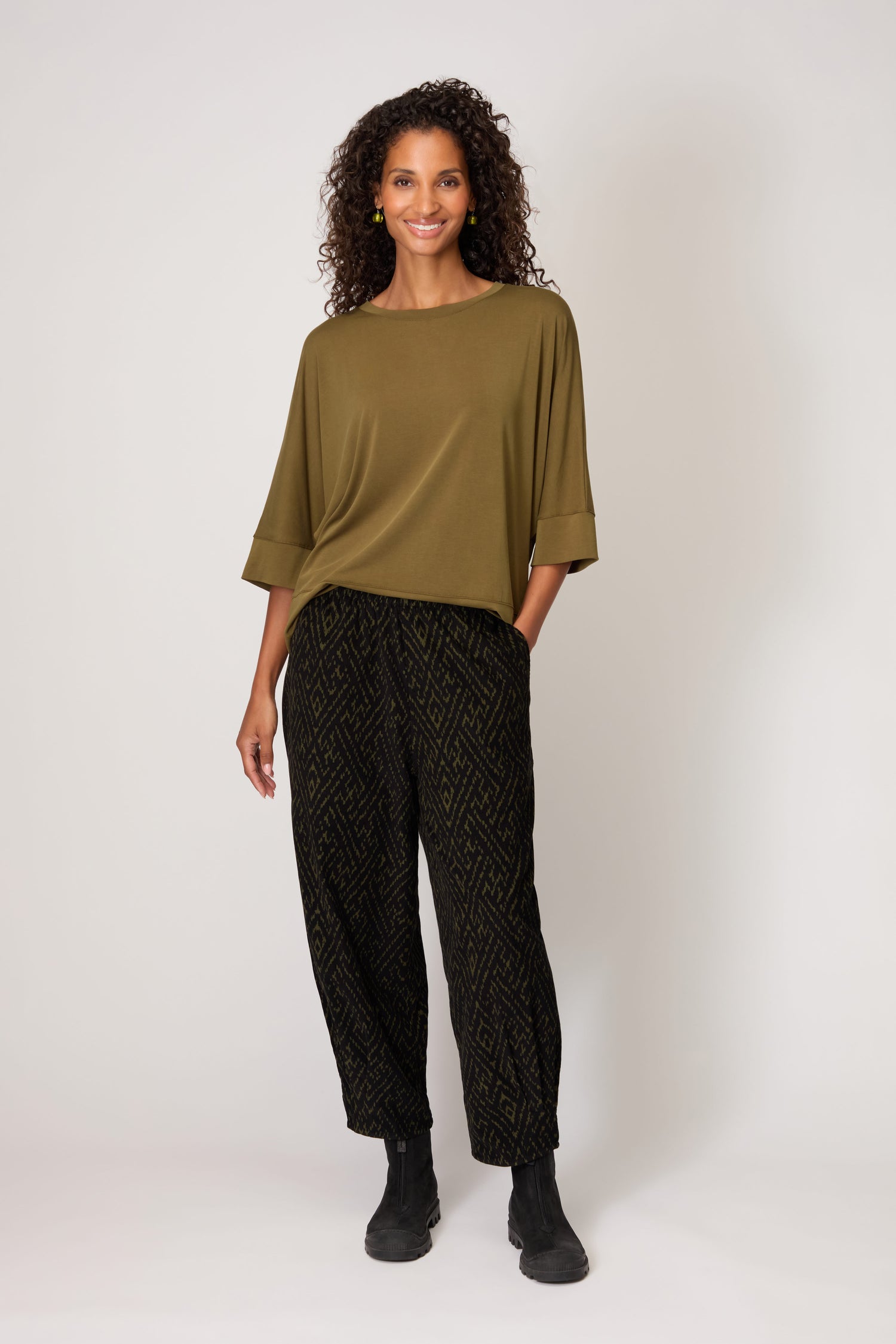 Ornate Textured Cord Bubble Trousers