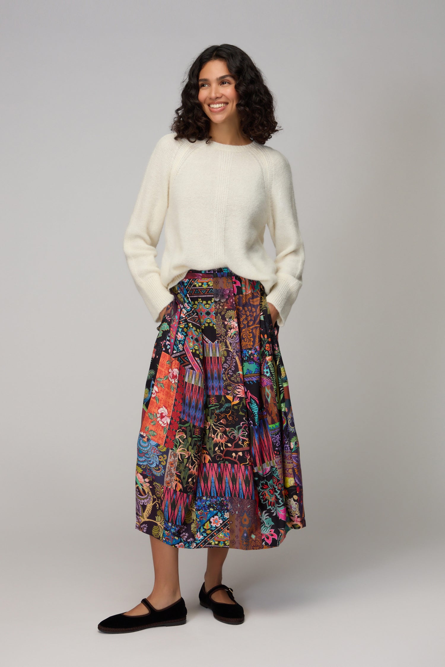 Sahara Winter Patchwork Skirt