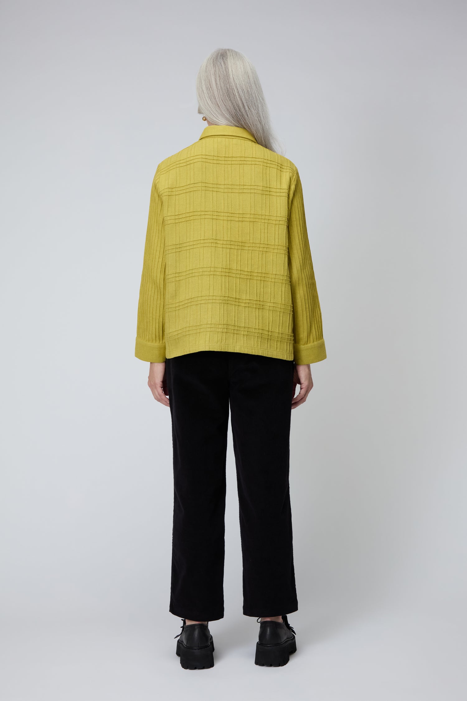 Brushed Cotton Pintuck Detail Shirt