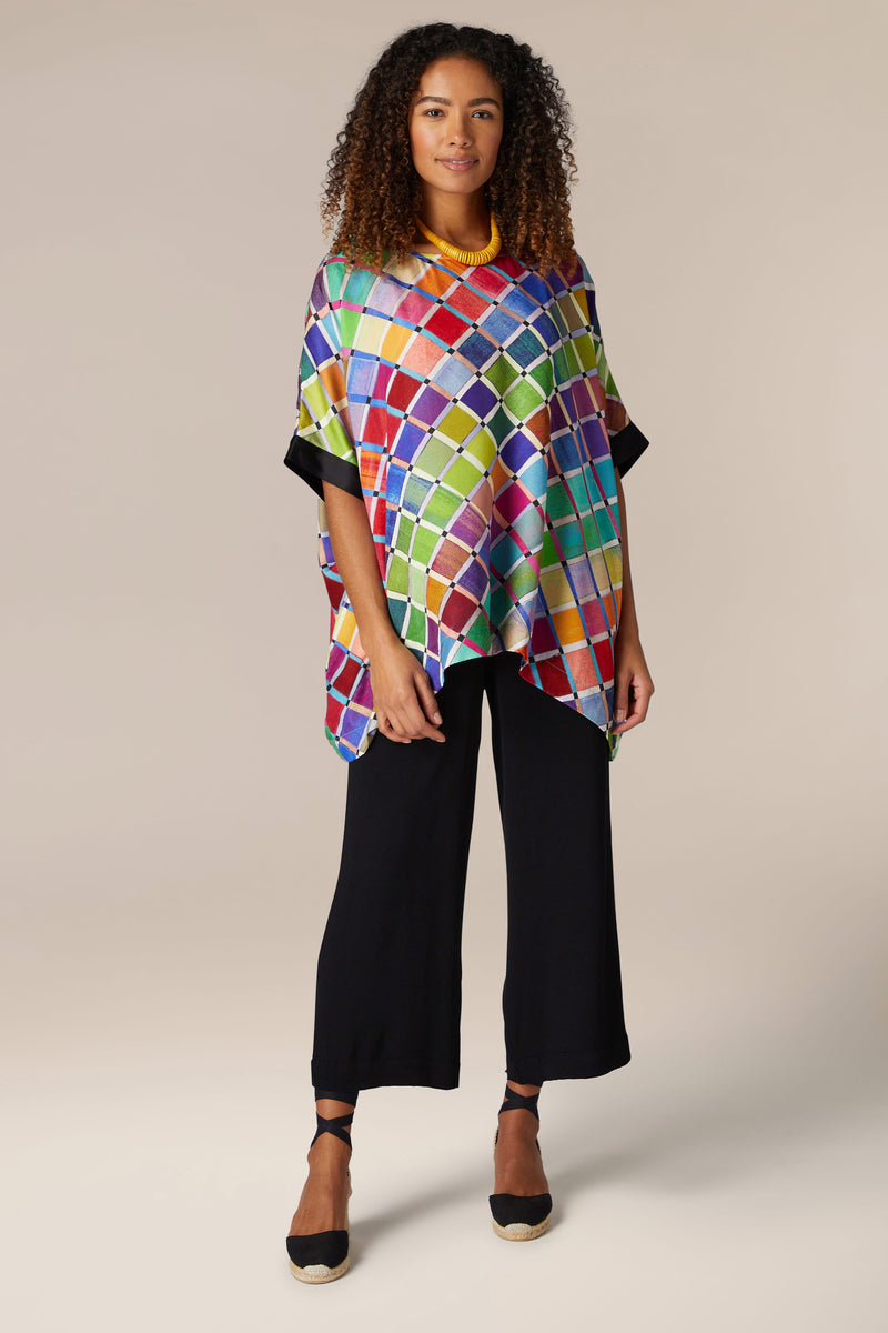 Stained Glass Printed Top Sahara