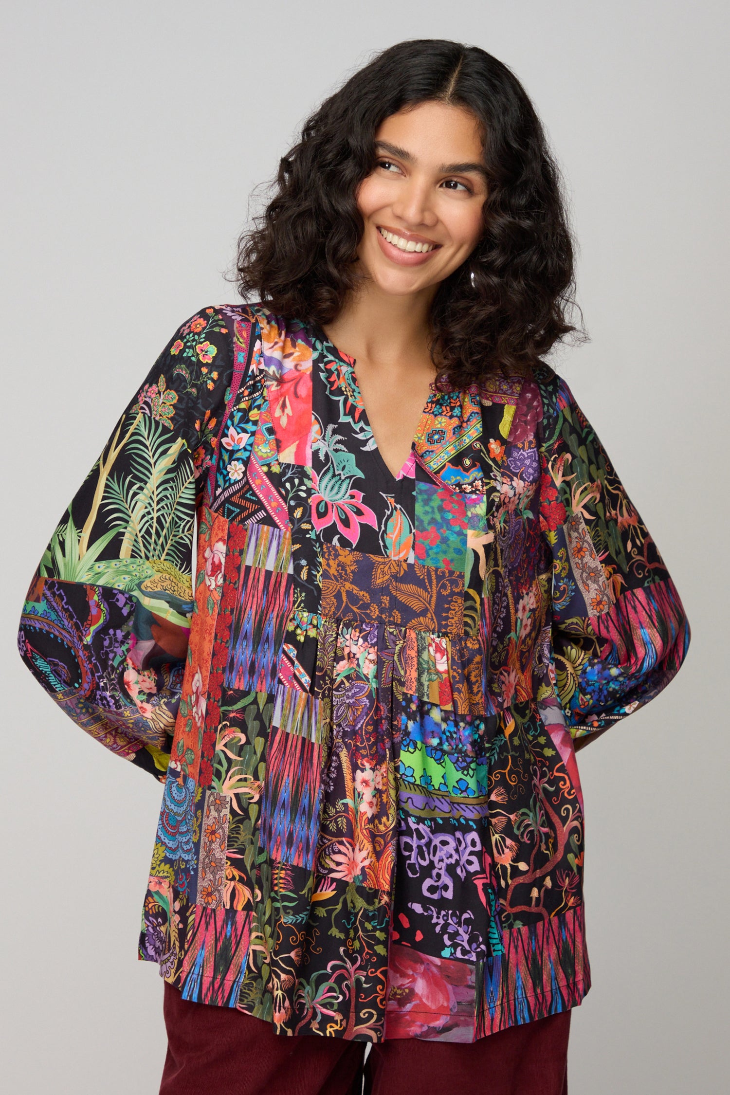 Sahara Winter Patchwork Tunic