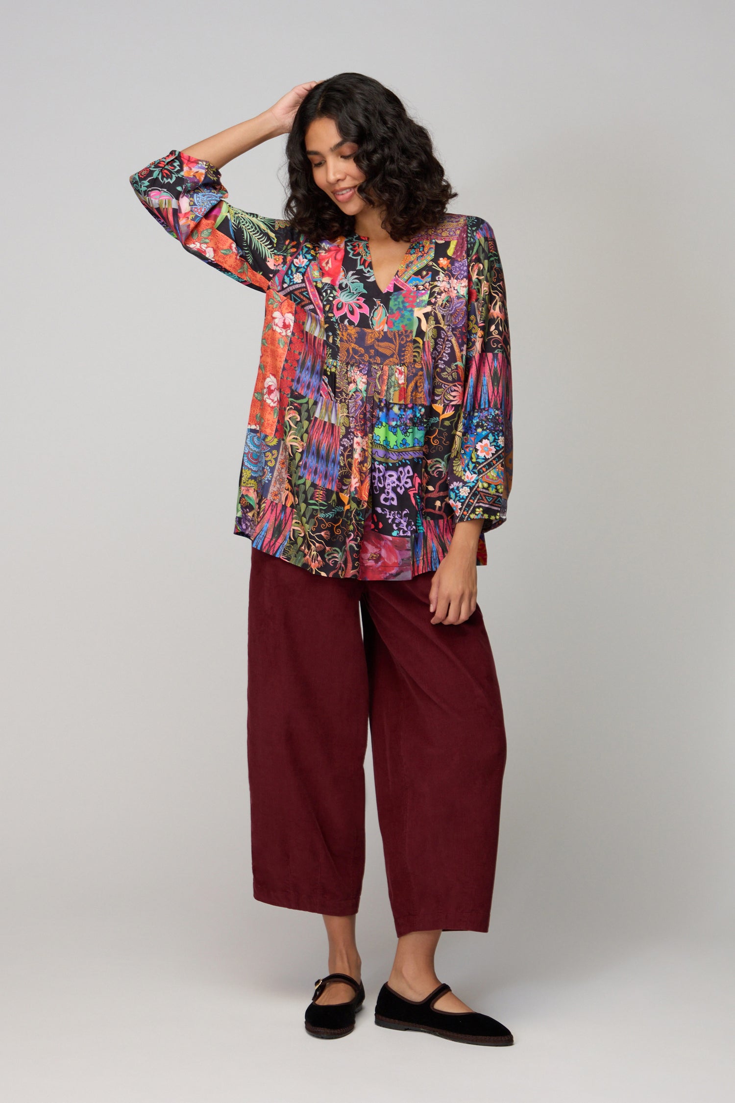 Sahara Winter Patchwork Tunic