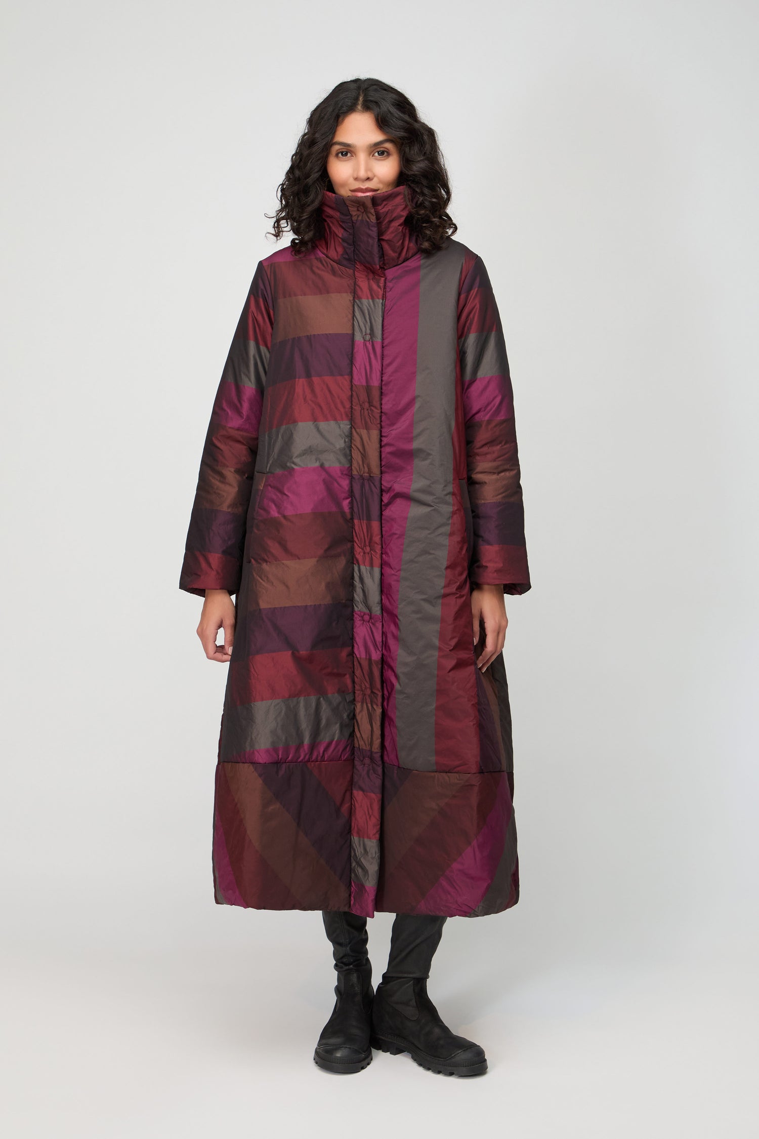 Bubble Hem Padded Coat