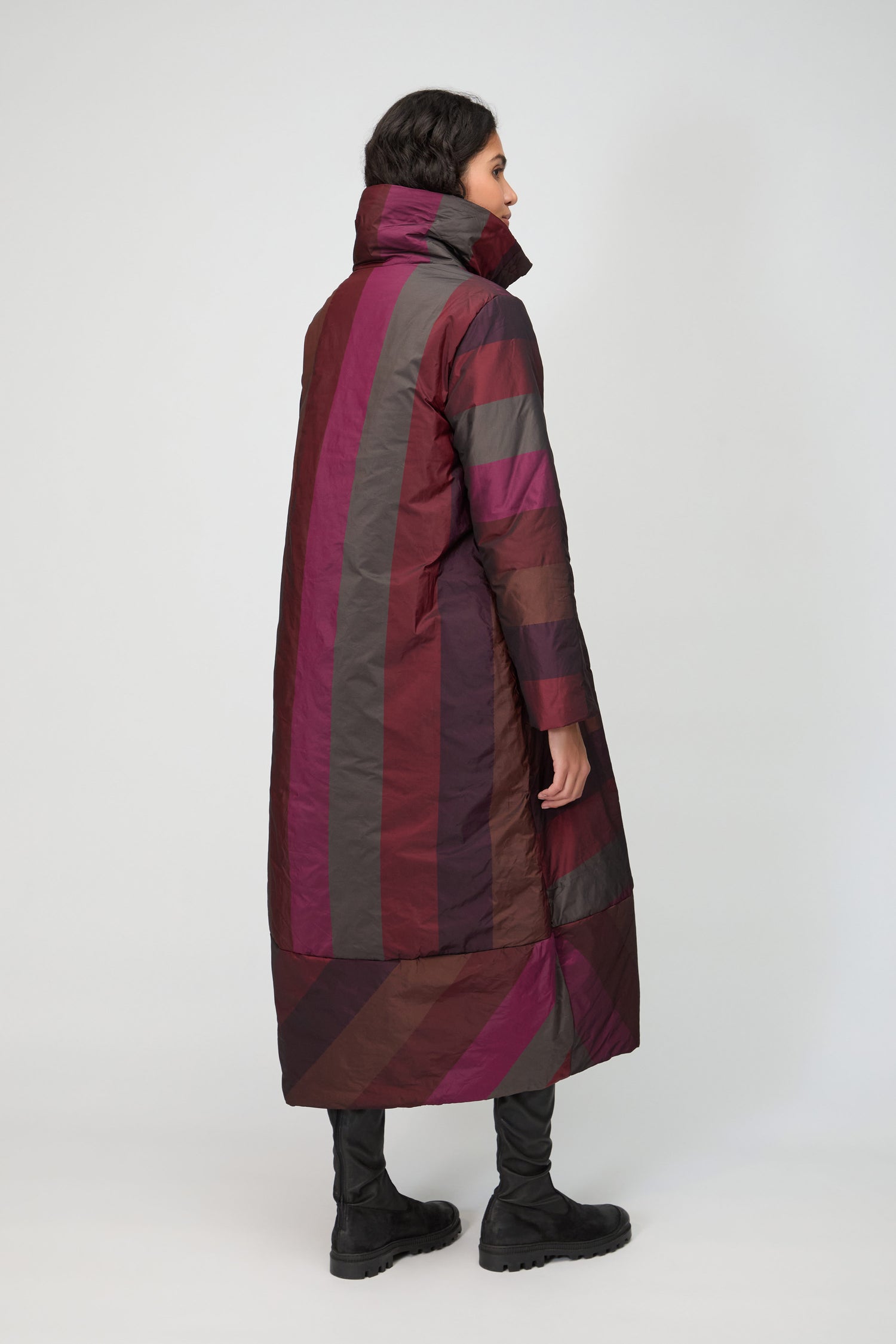 Bubble Hem Padded Coat