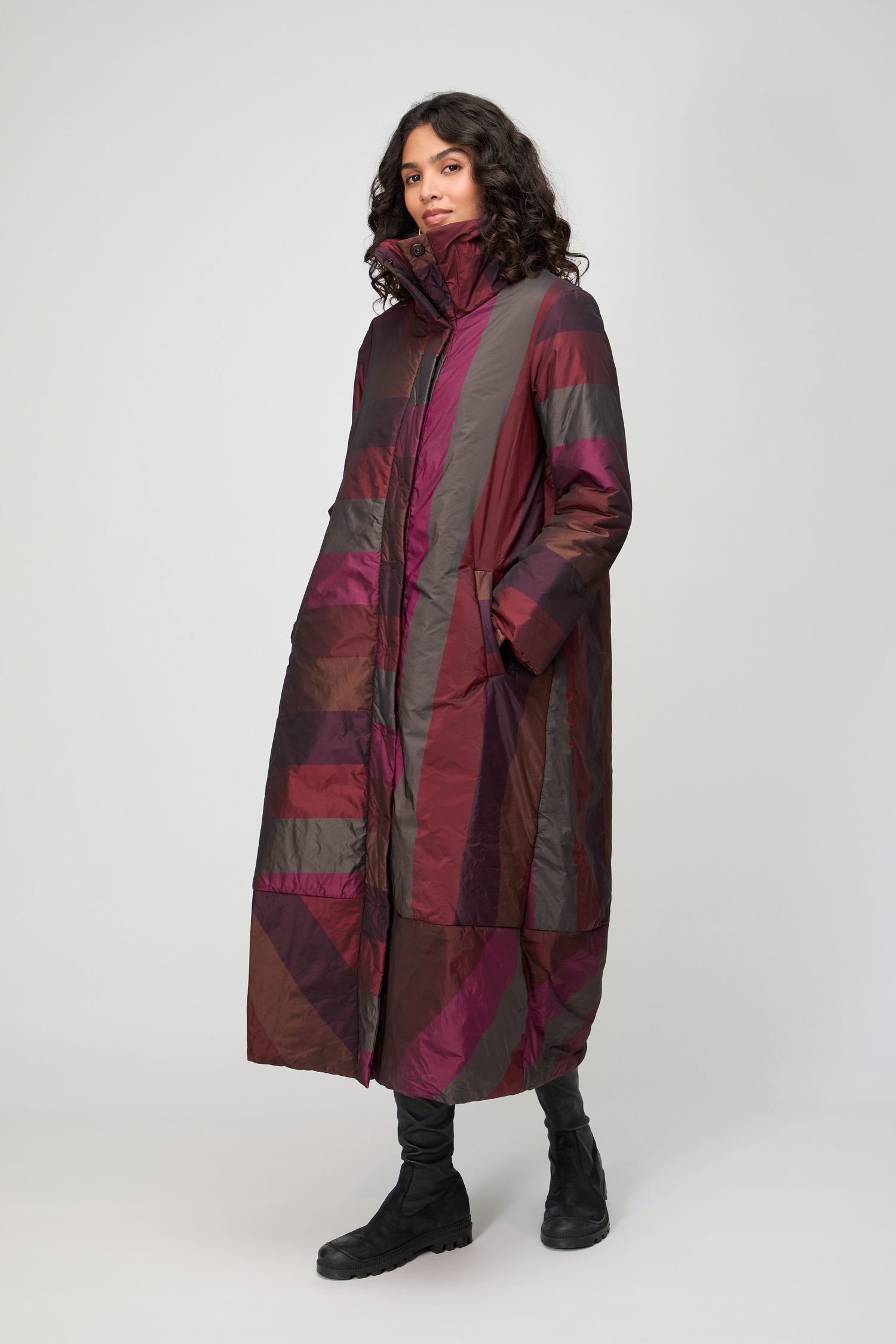 Bubble Hem Padded Coat