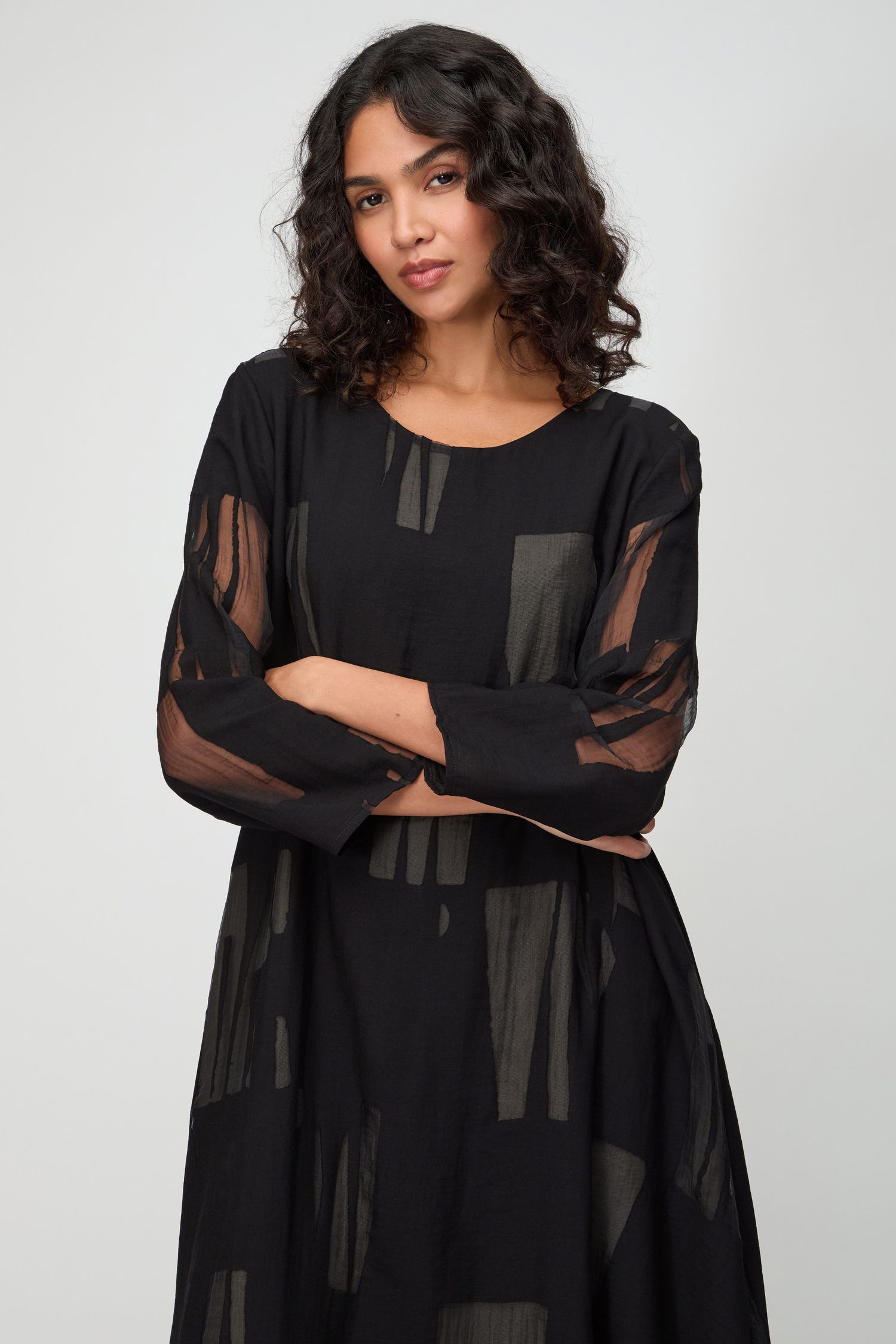 Cut Out A Line Dress