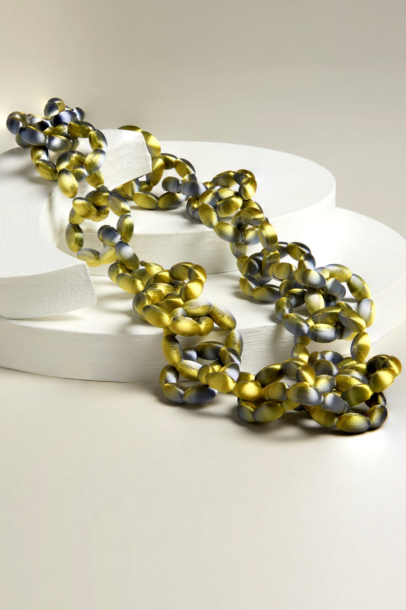 【 】Sculpted Links Necklace M203L041-SS25-GGY_77_1200x1200