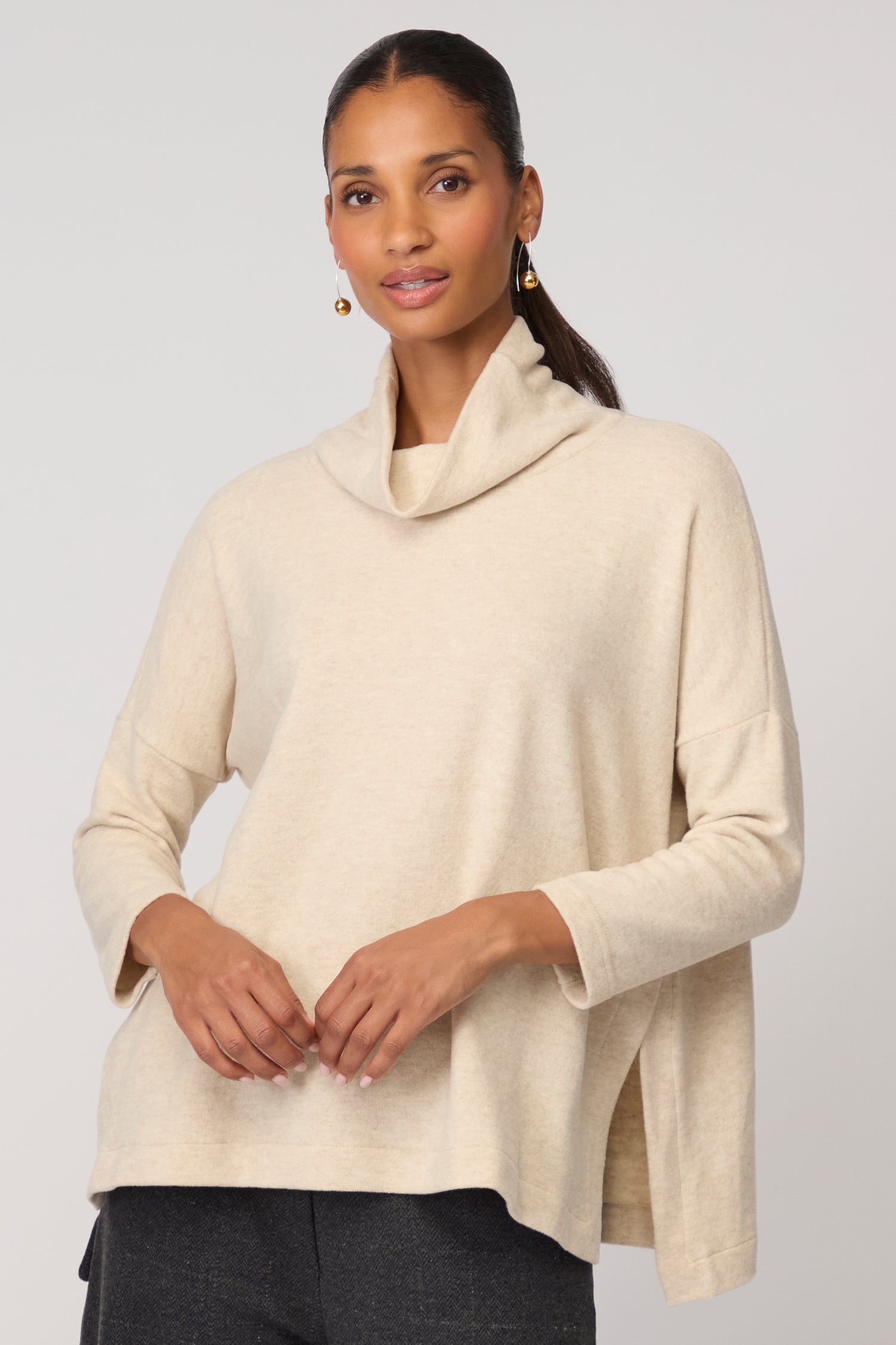 Dina Soft Cowl Top