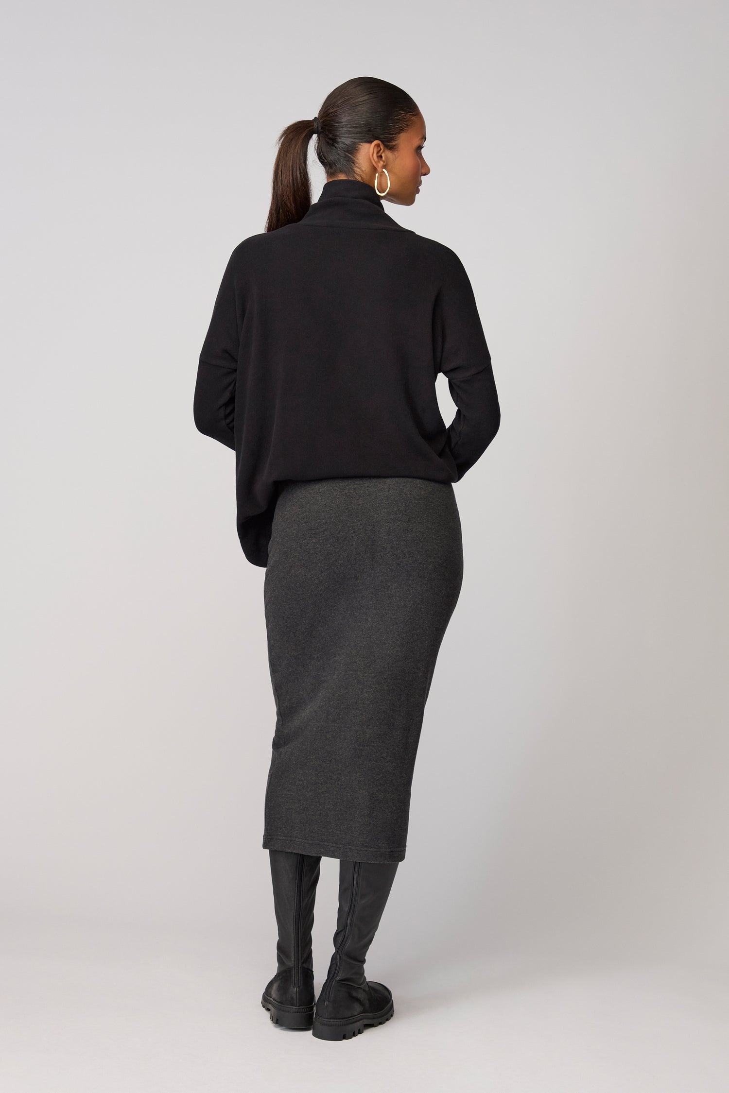 Lilla Soft Jersey Tube Skirt