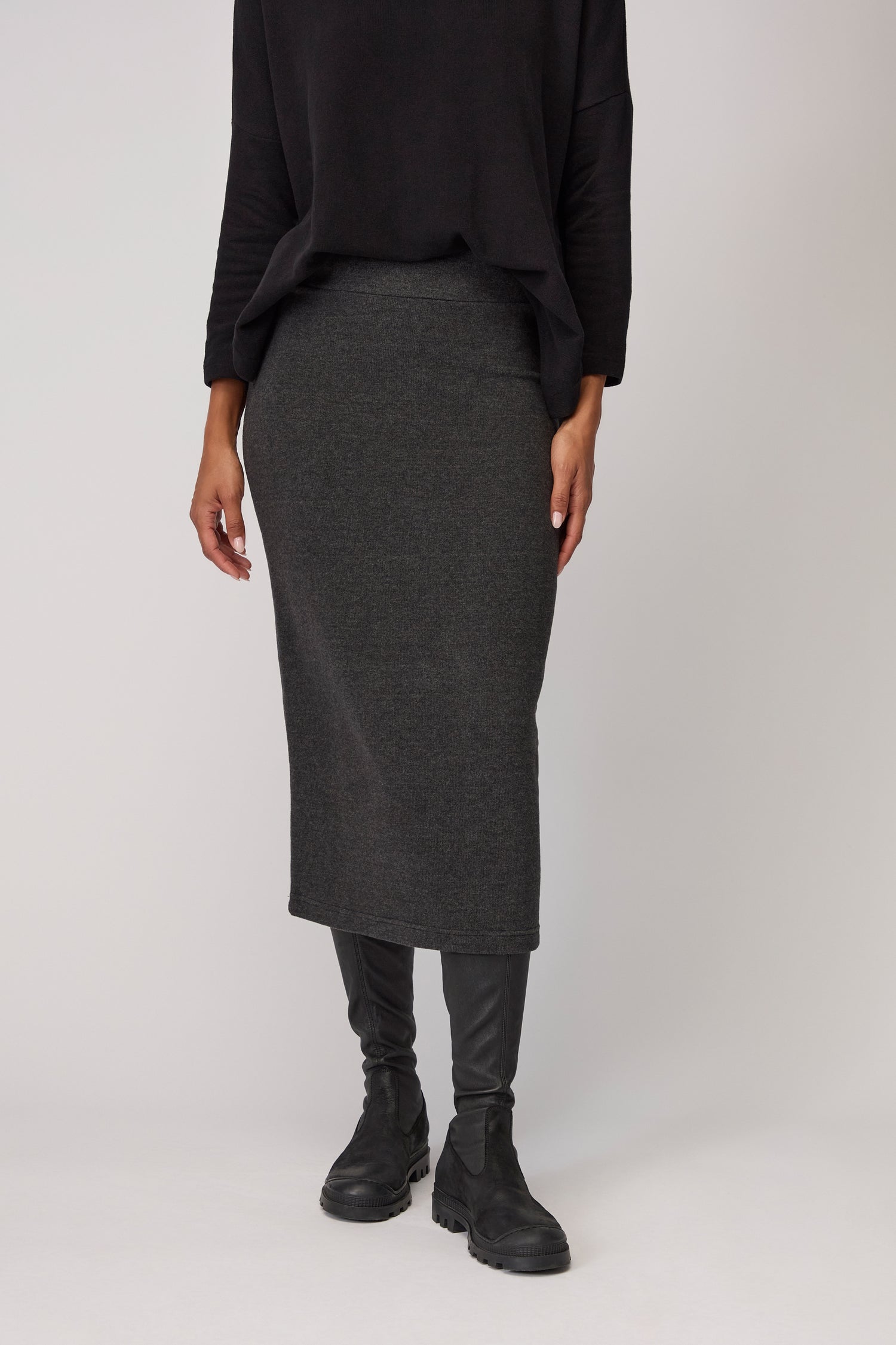 Lilla Soft Jersey Tube Skirt