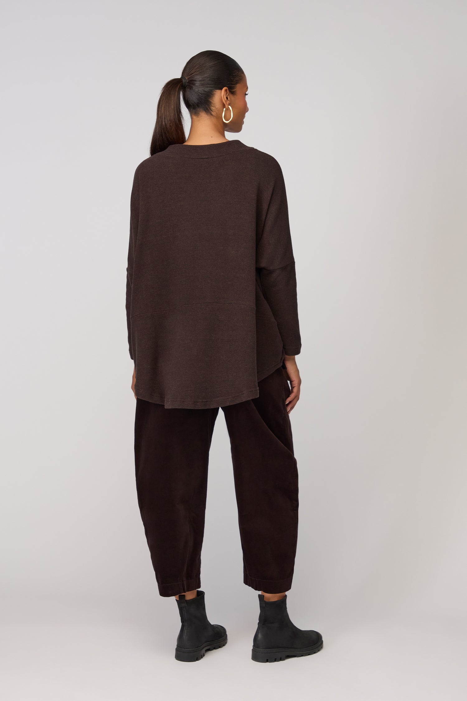 Spino Boxy Soft Jersey Top