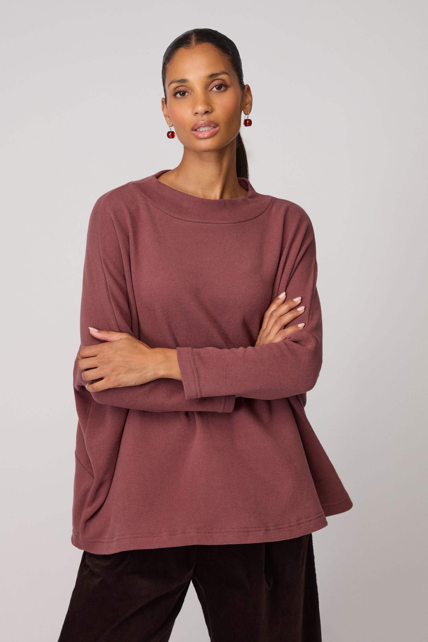 Spino Boxy Soft Jersey Top