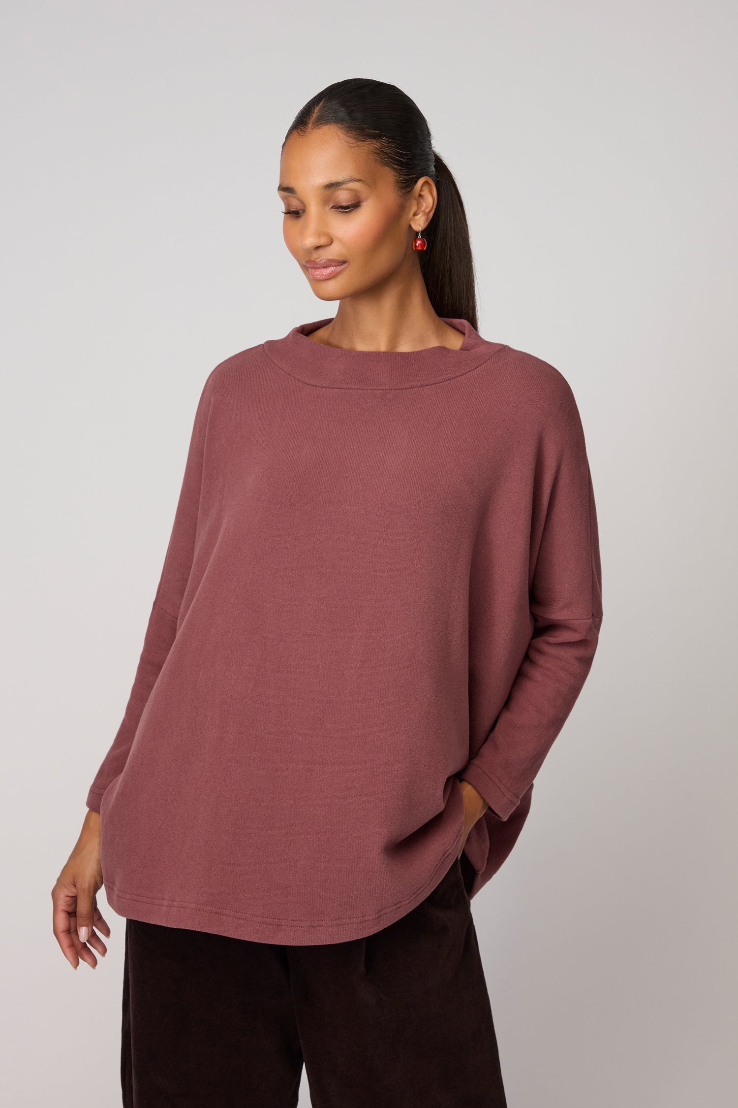 Spino Boxy Soft Jersey Top