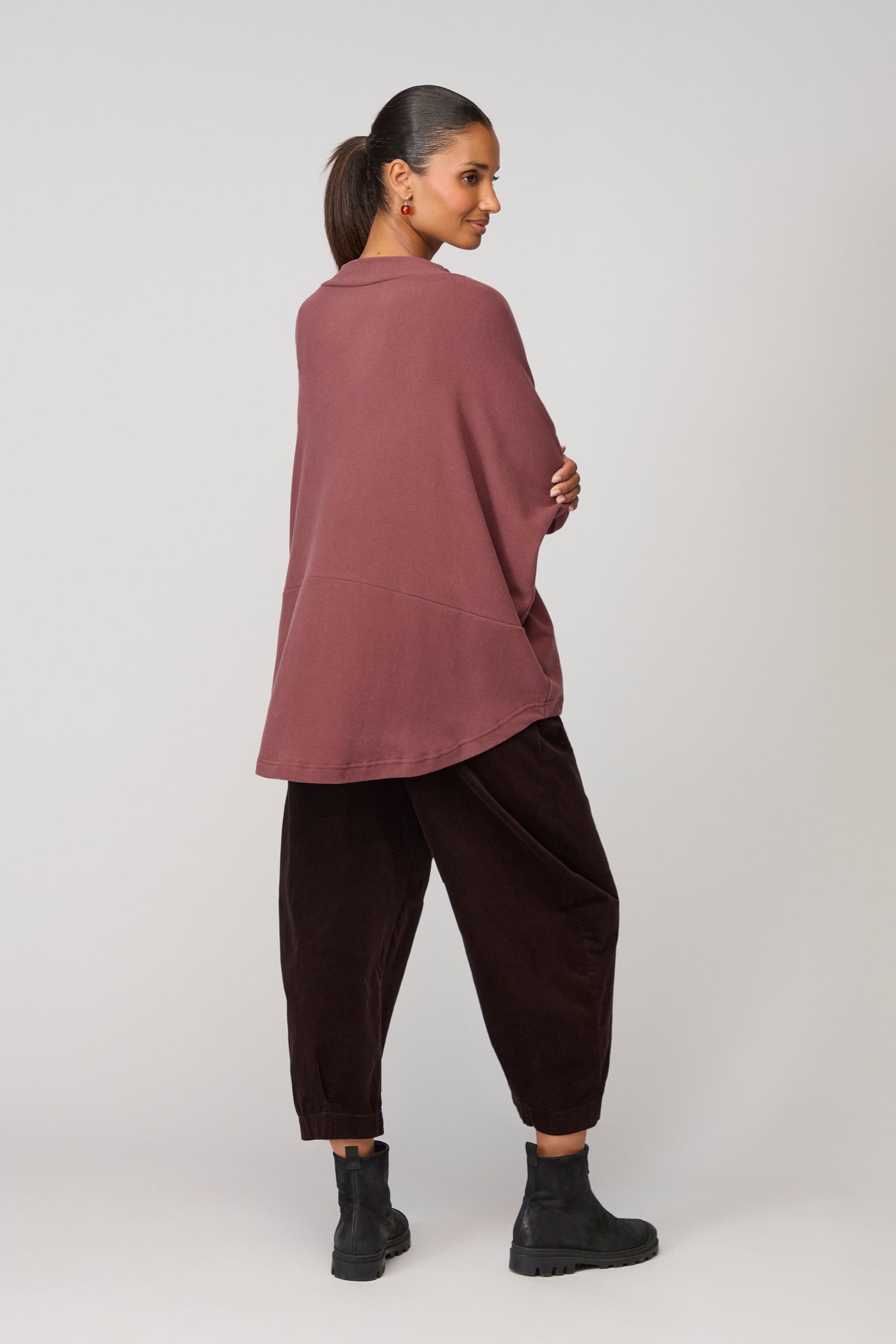 Spino Boxy Soft Jersey Top