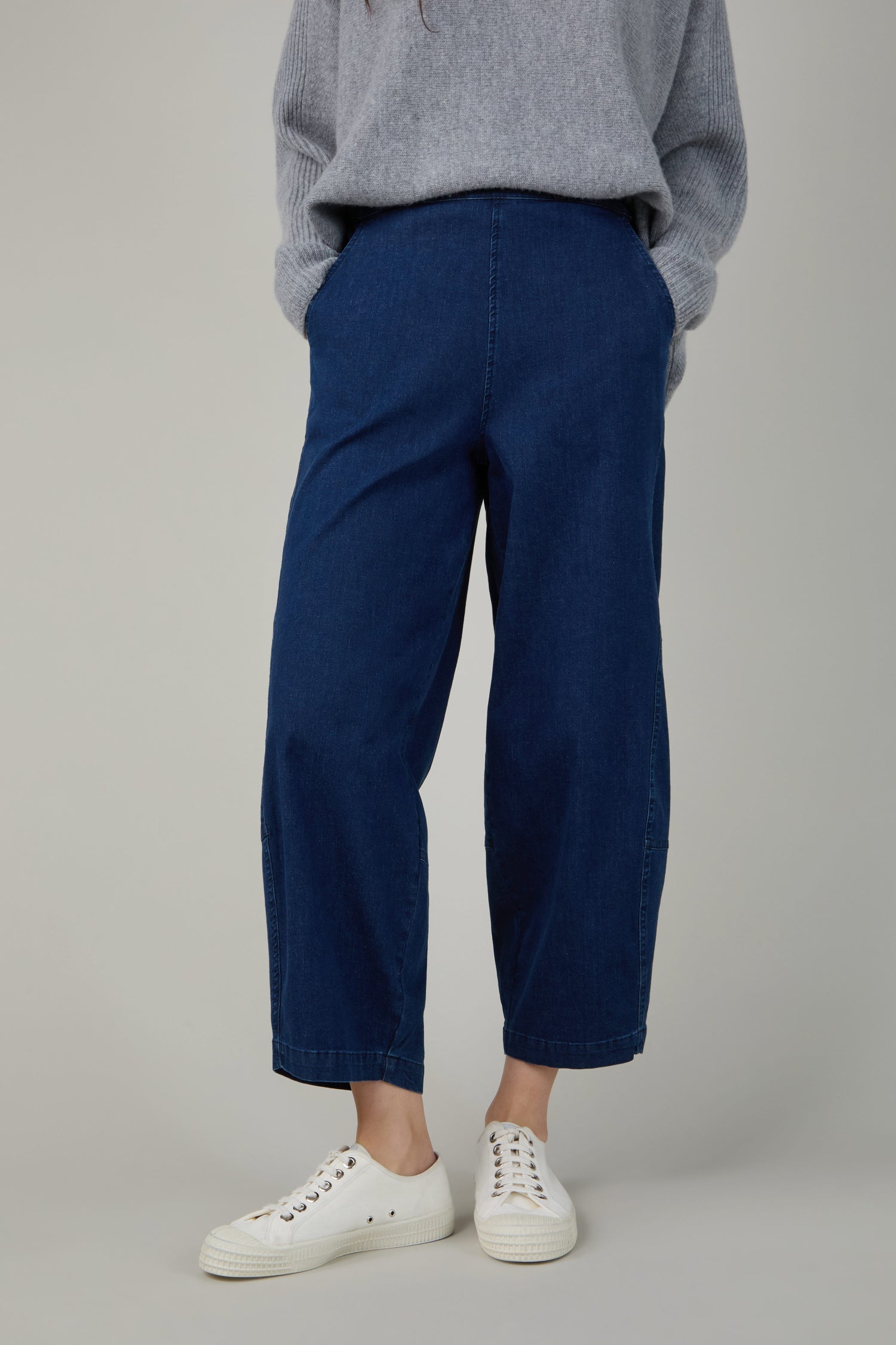 Stretch Denim Bubble Trousers
