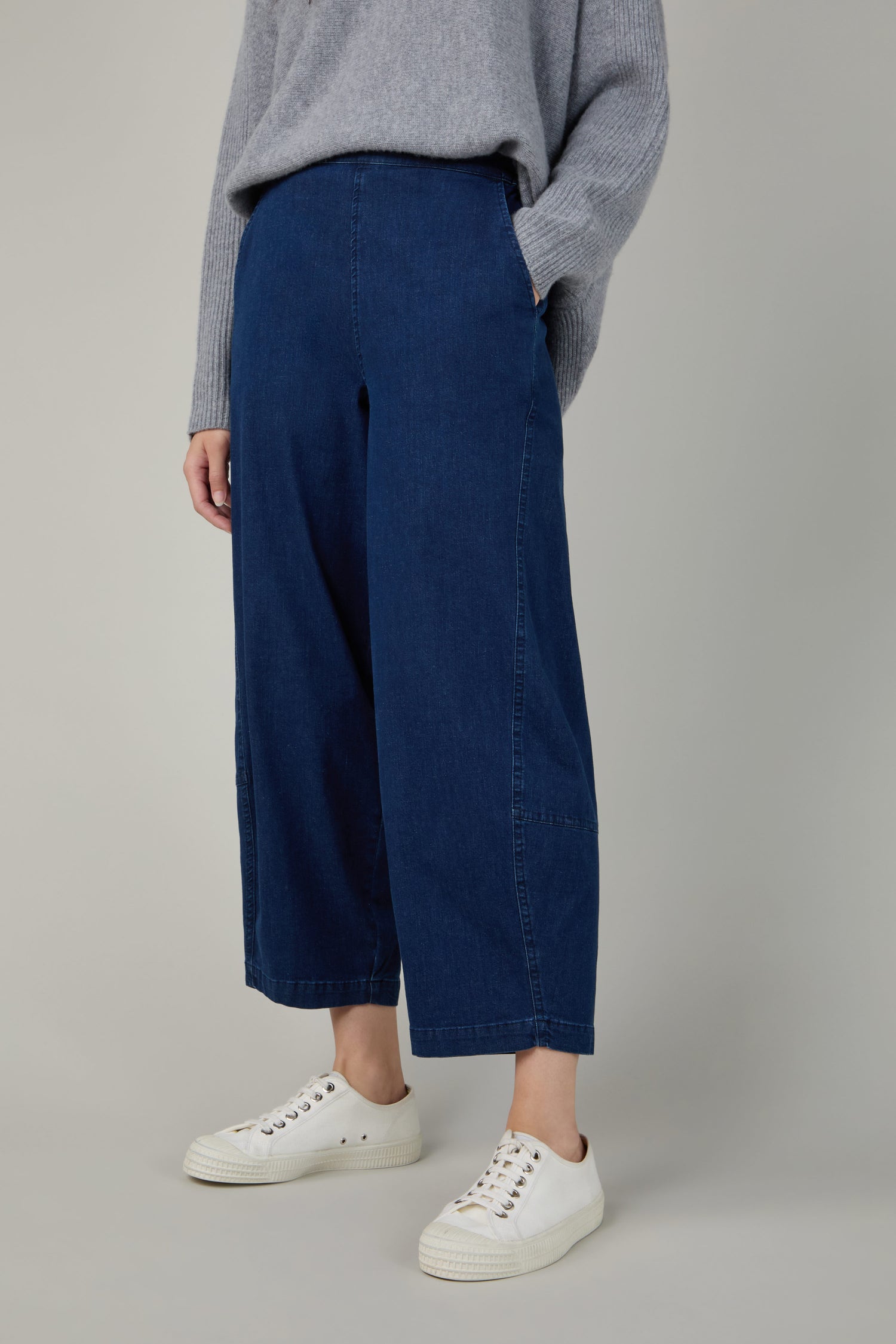 Stretch Denim Bubble Trousers