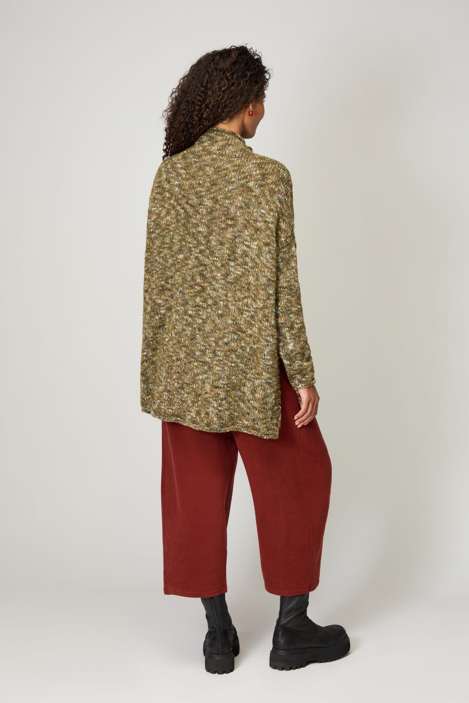 Marl Scoop Neck Knit