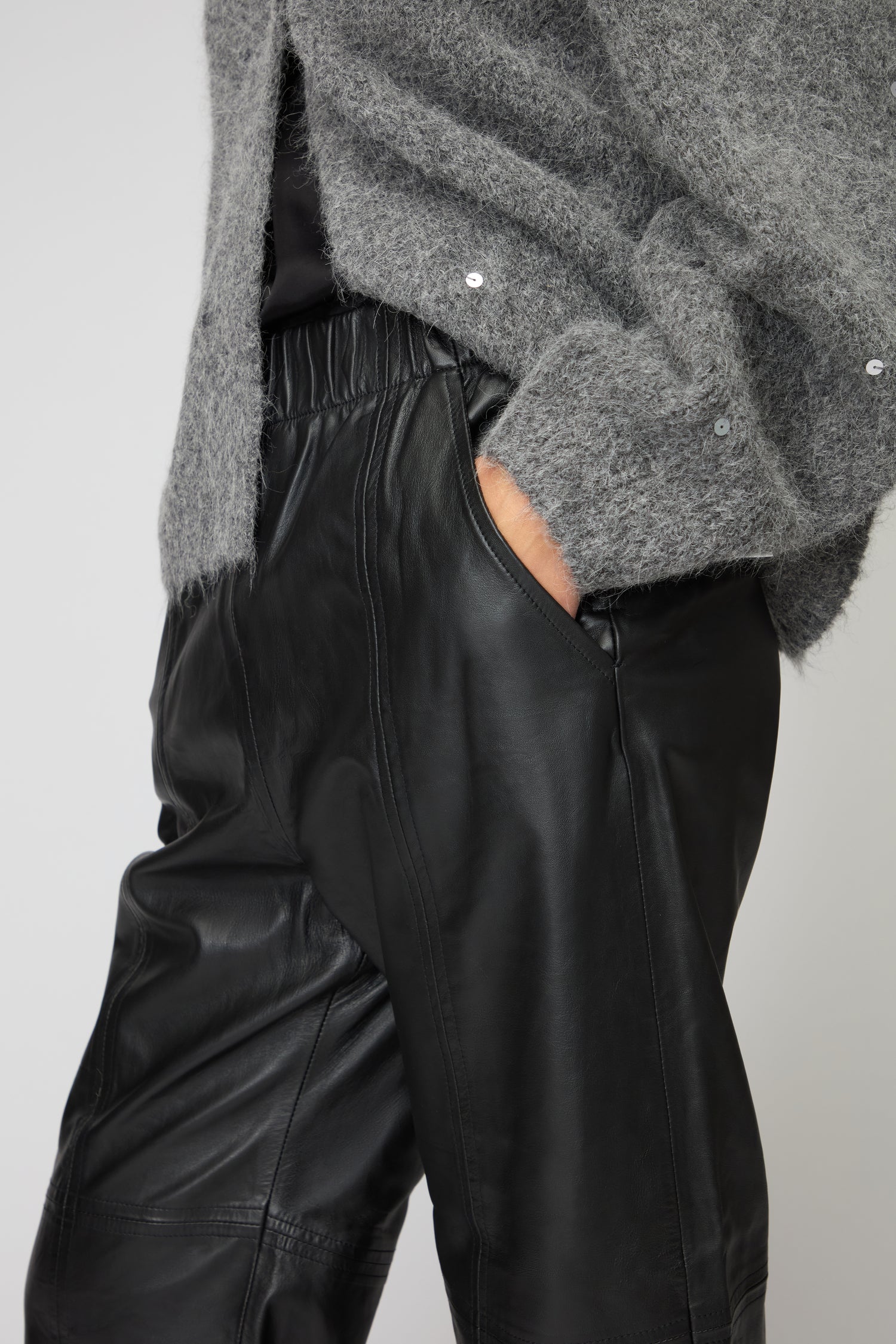 Leather Bubble Trousers