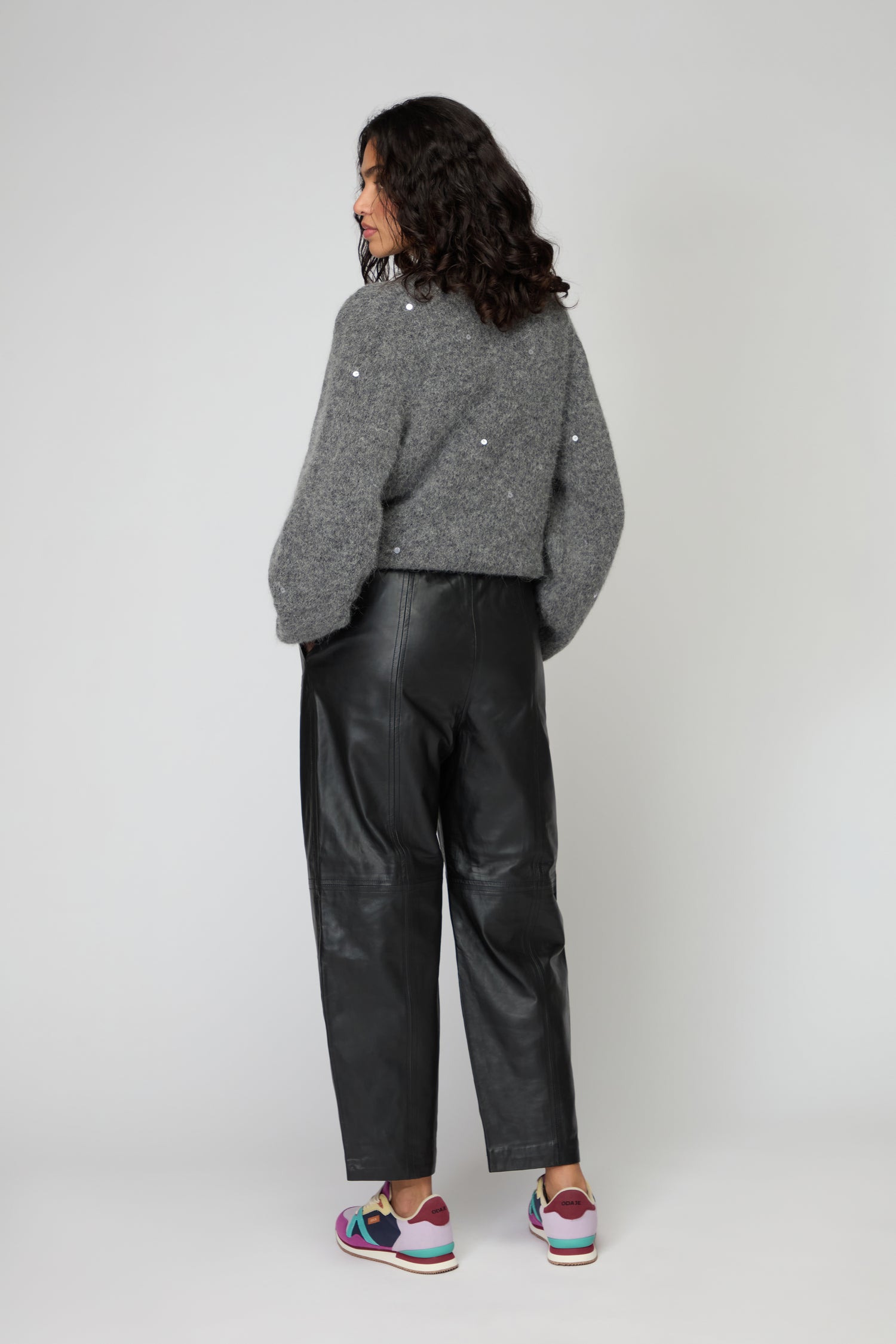 Leather Bubble Trousers