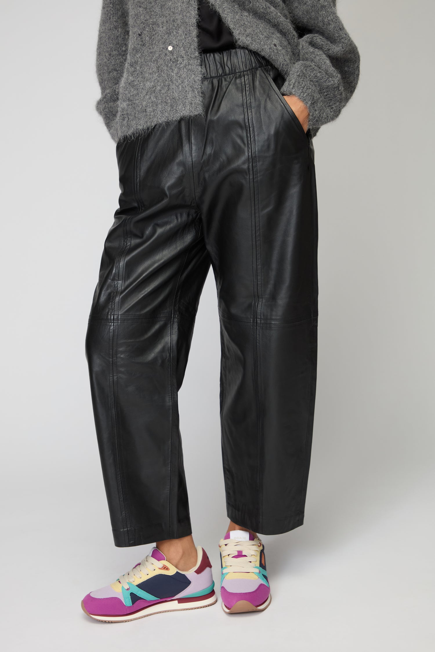 Leather Bubble Trousers