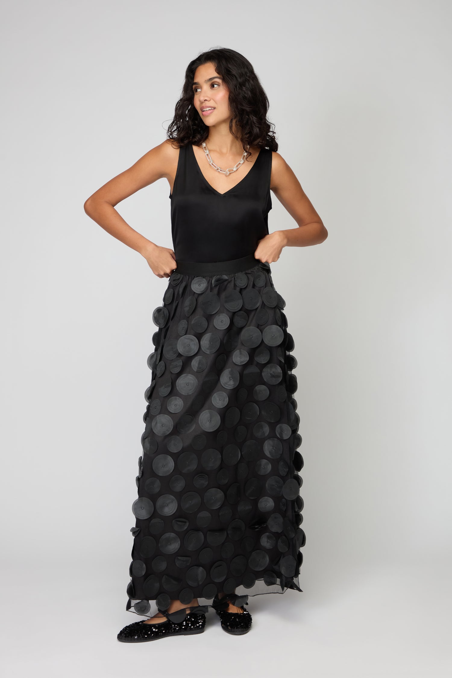 Cut Out Circles Skirt