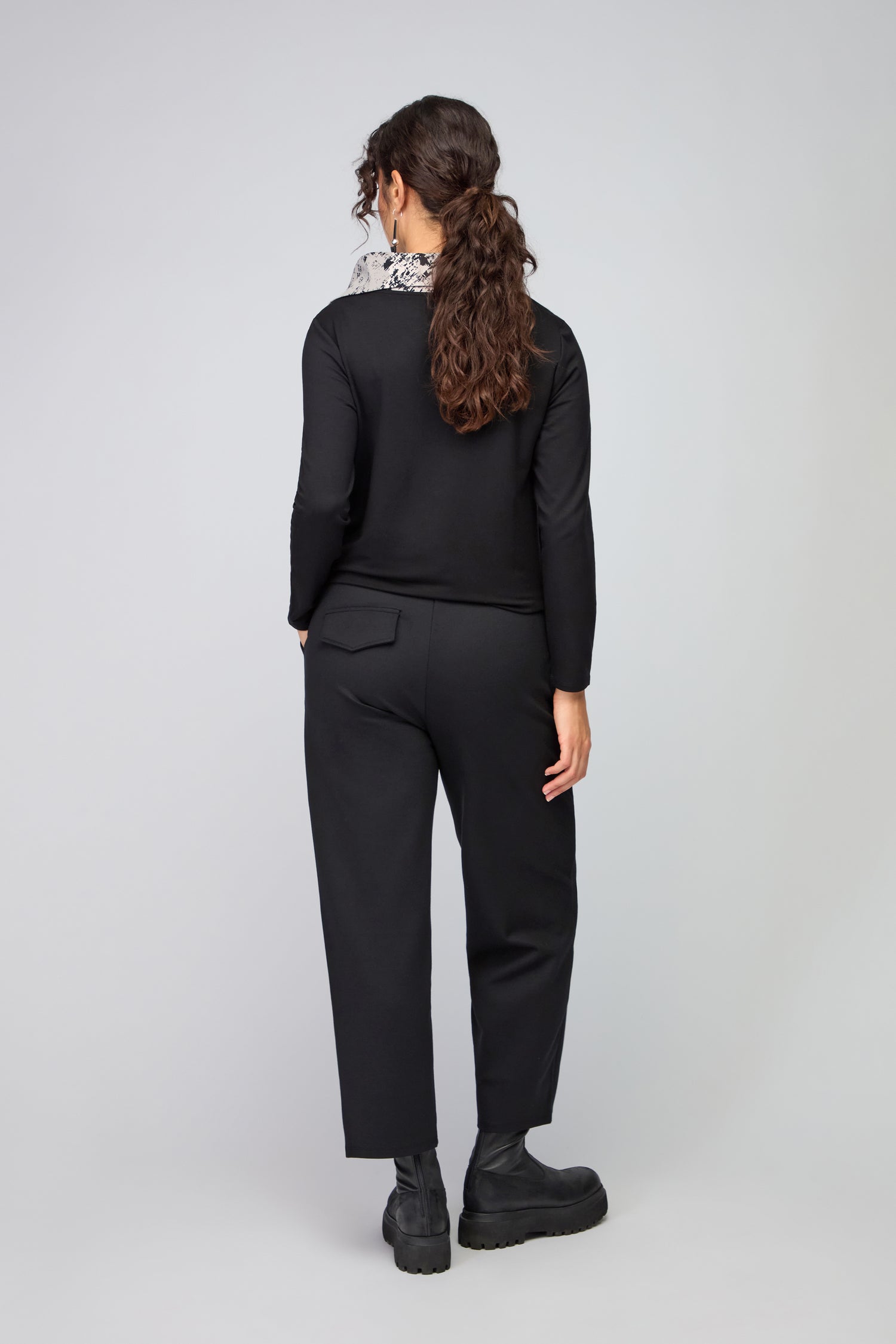 Tab Detail Ponte Trouser