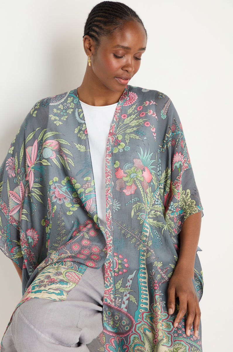 Boho Garden Print Throwover – Sahara