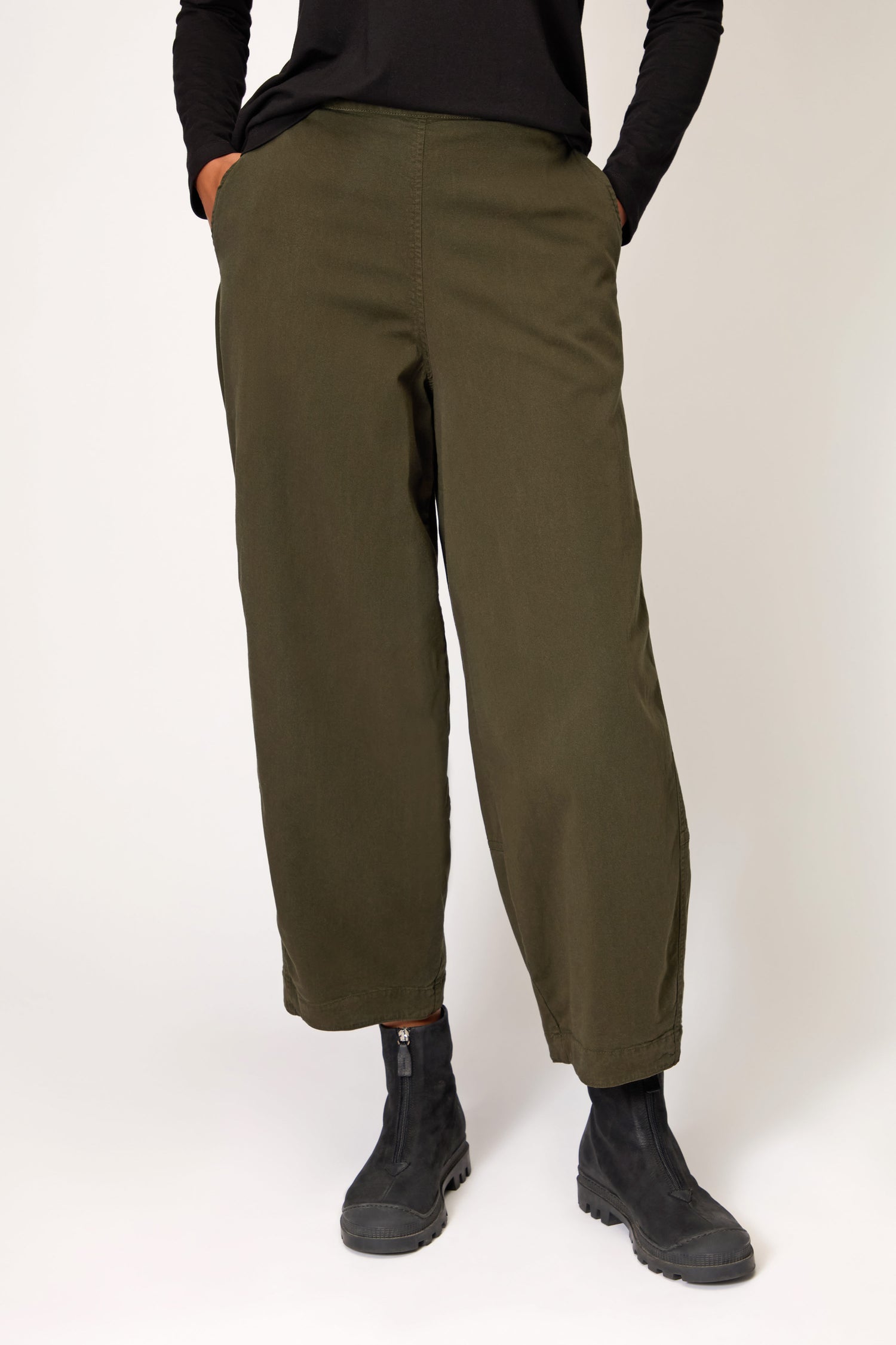 Soft Viscose Twill Bubble Trousers