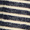 Close-up of a fabric with alternating black and white horizontal stripes, ideal for the Textured Stripe Jersey Dress.