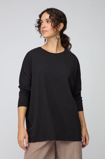 Cotton Jersey Relaxed Top