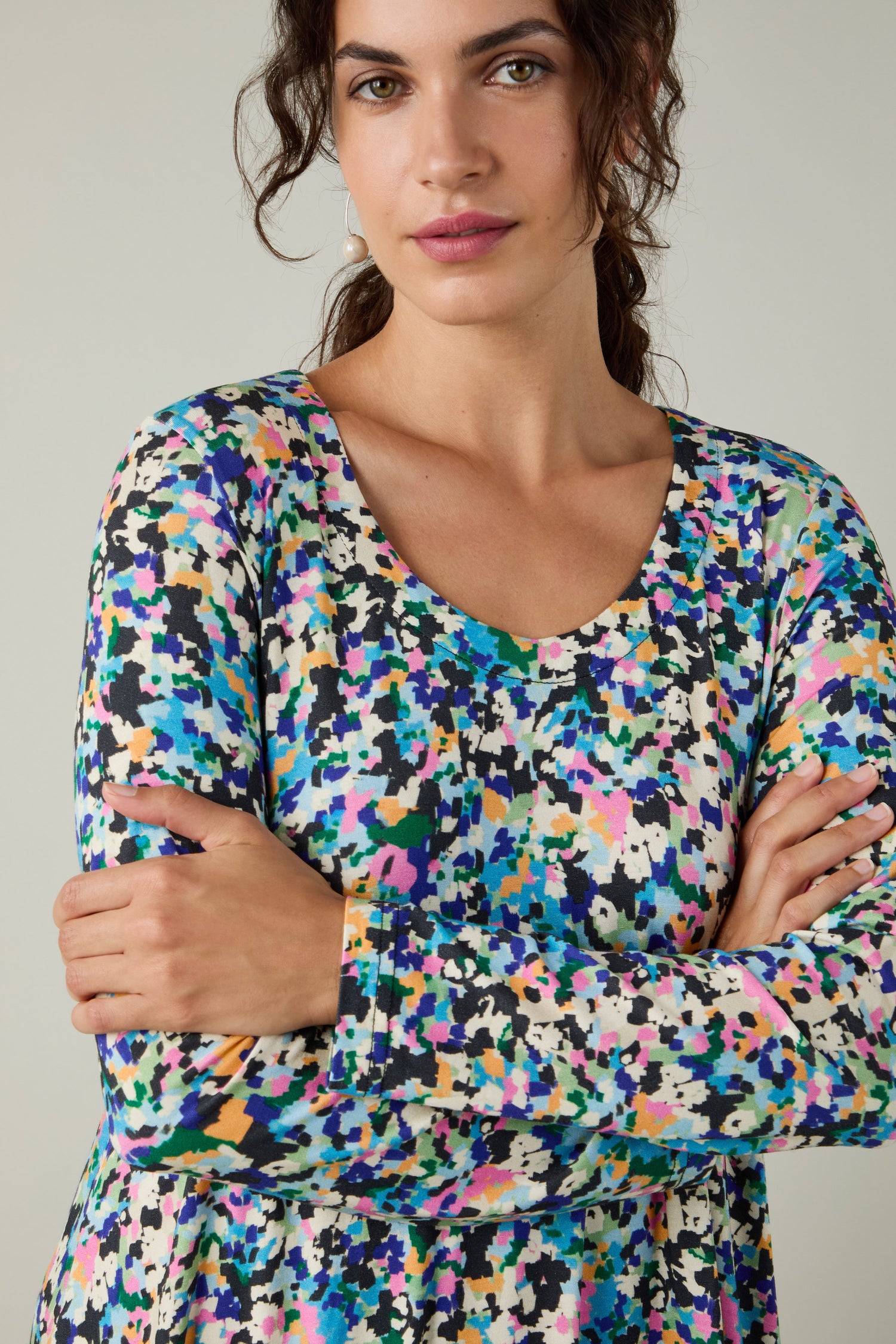 Colourful Confetti Jersey Bubble Dress