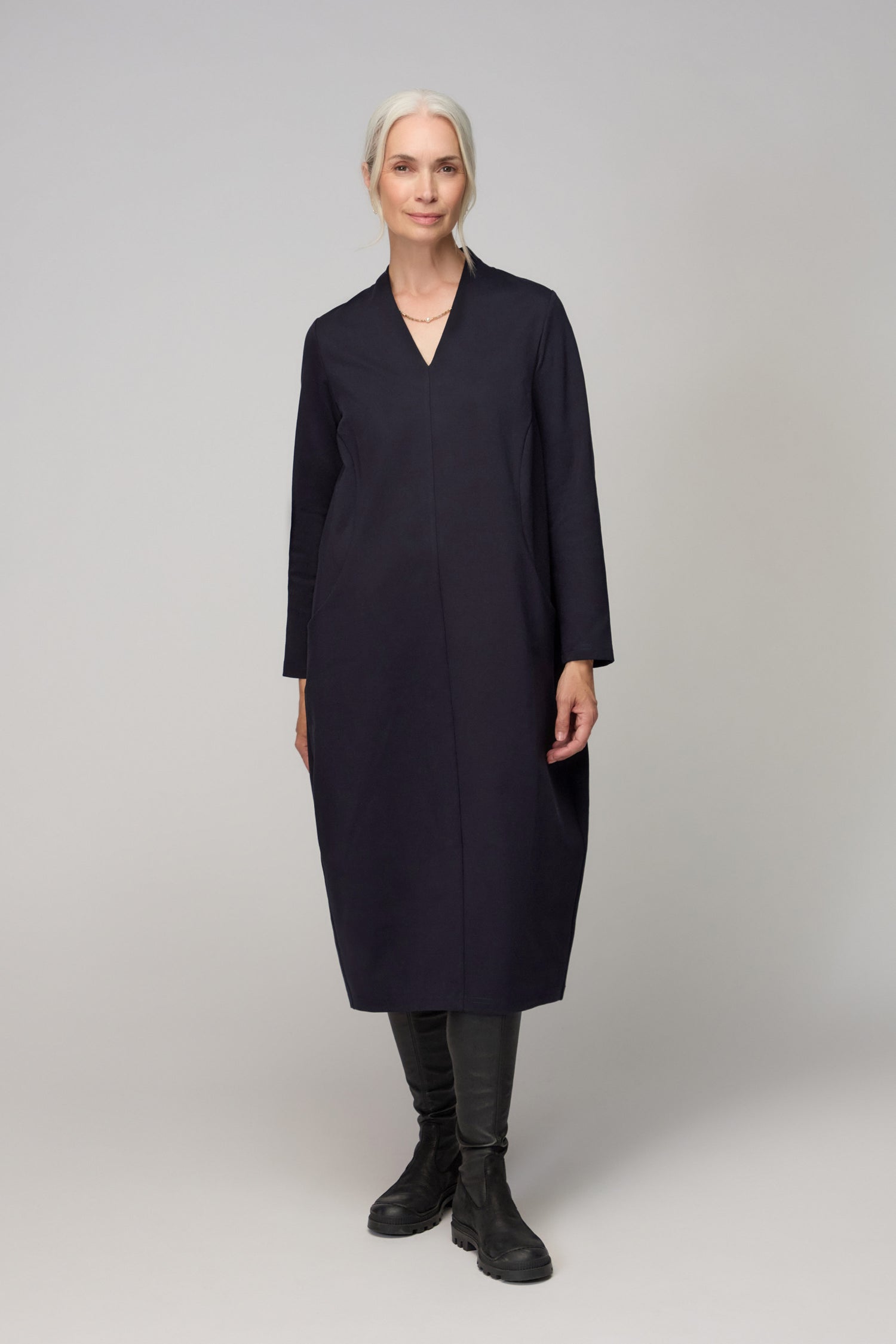 Night Ponte Bubble Dress