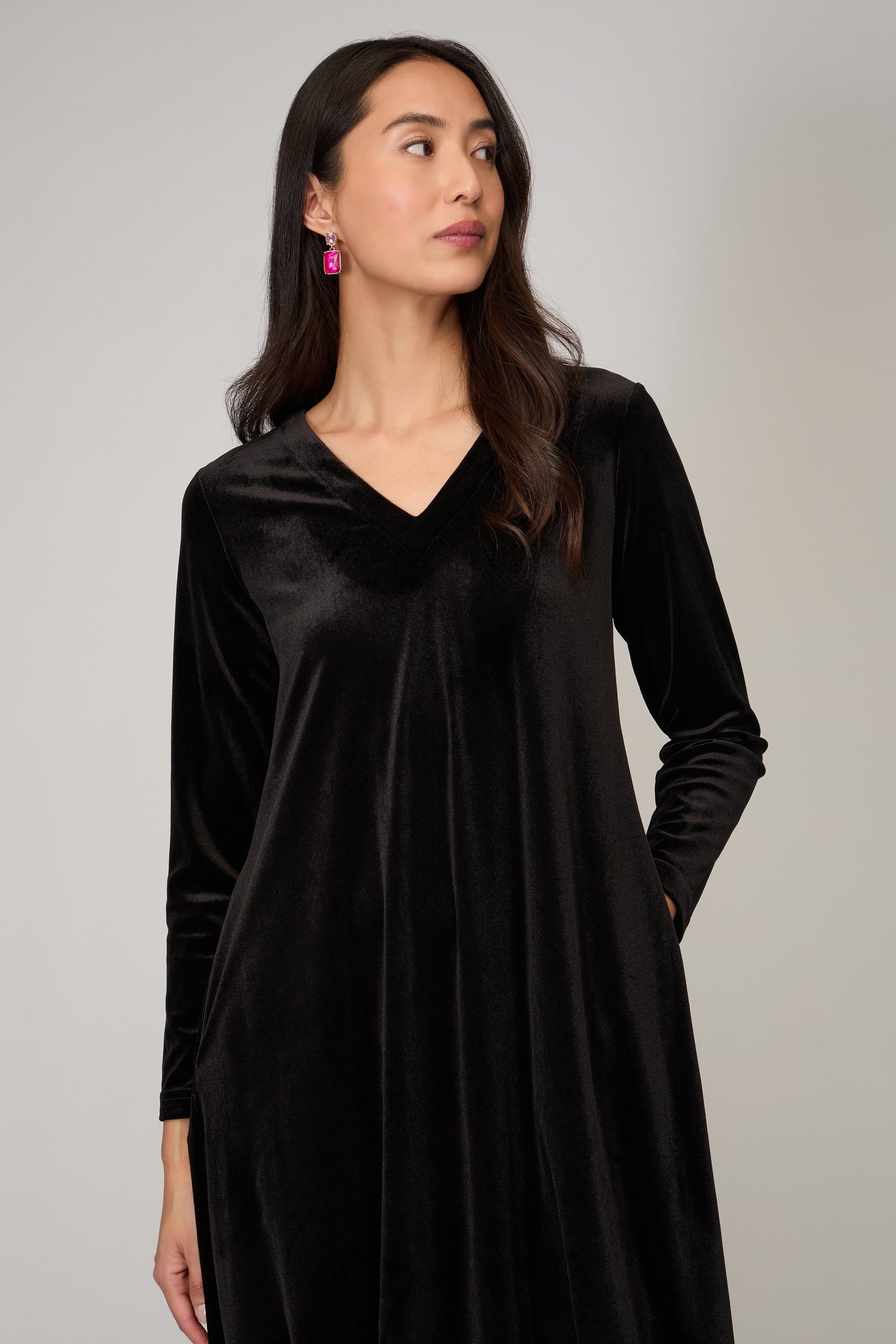 Velvet Jersey Bubble Dress