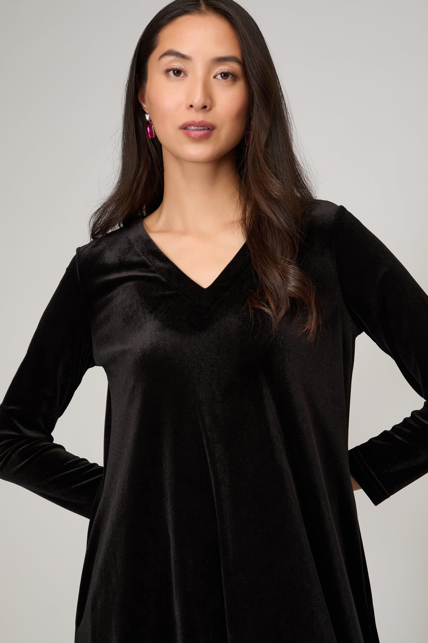 Velvet Jersey Bubble Dress