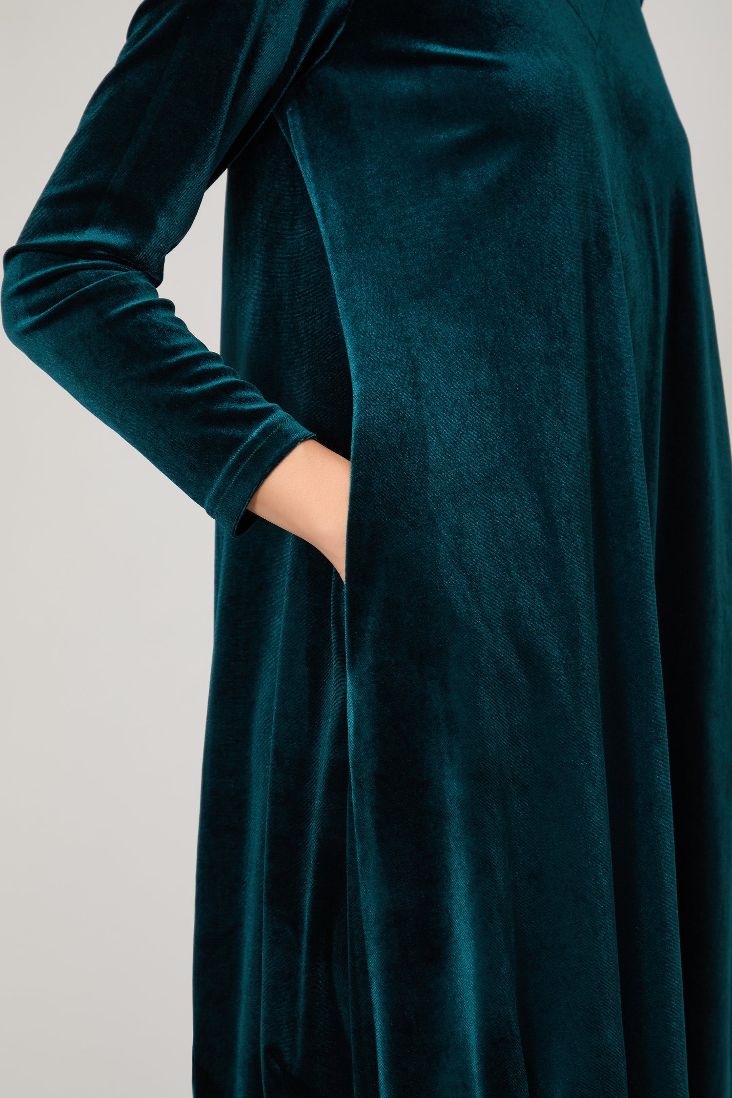 Velvet Jersey Bubble Dress