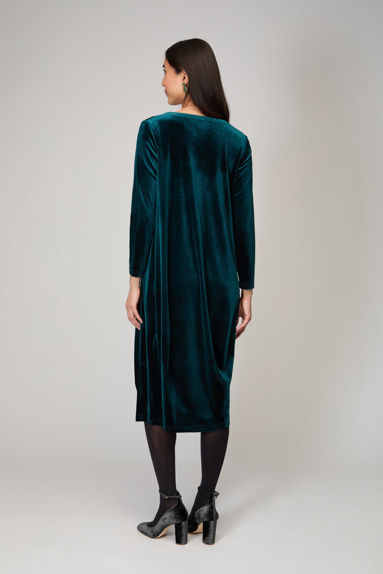 Velvet Jersey Bubble Dress