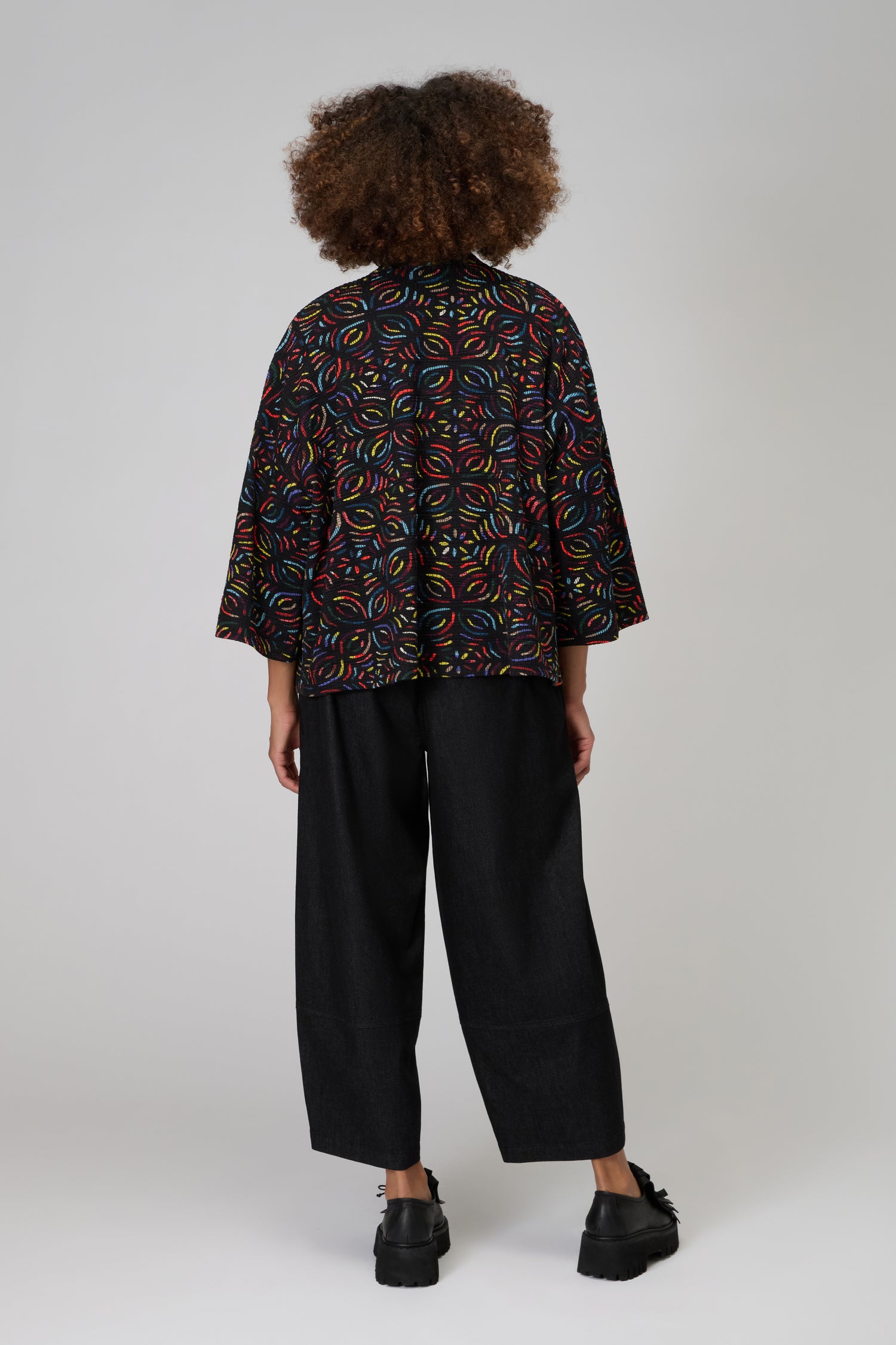 Mosaic Jacquard Jersey Jacket