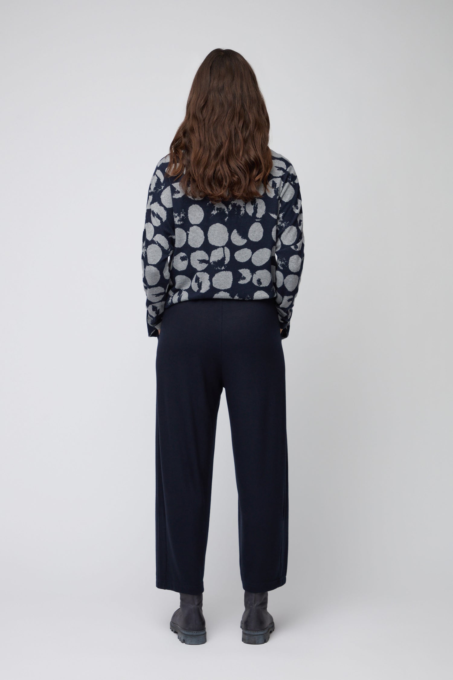 Luxe Viscose Jersey Bubble Trousers