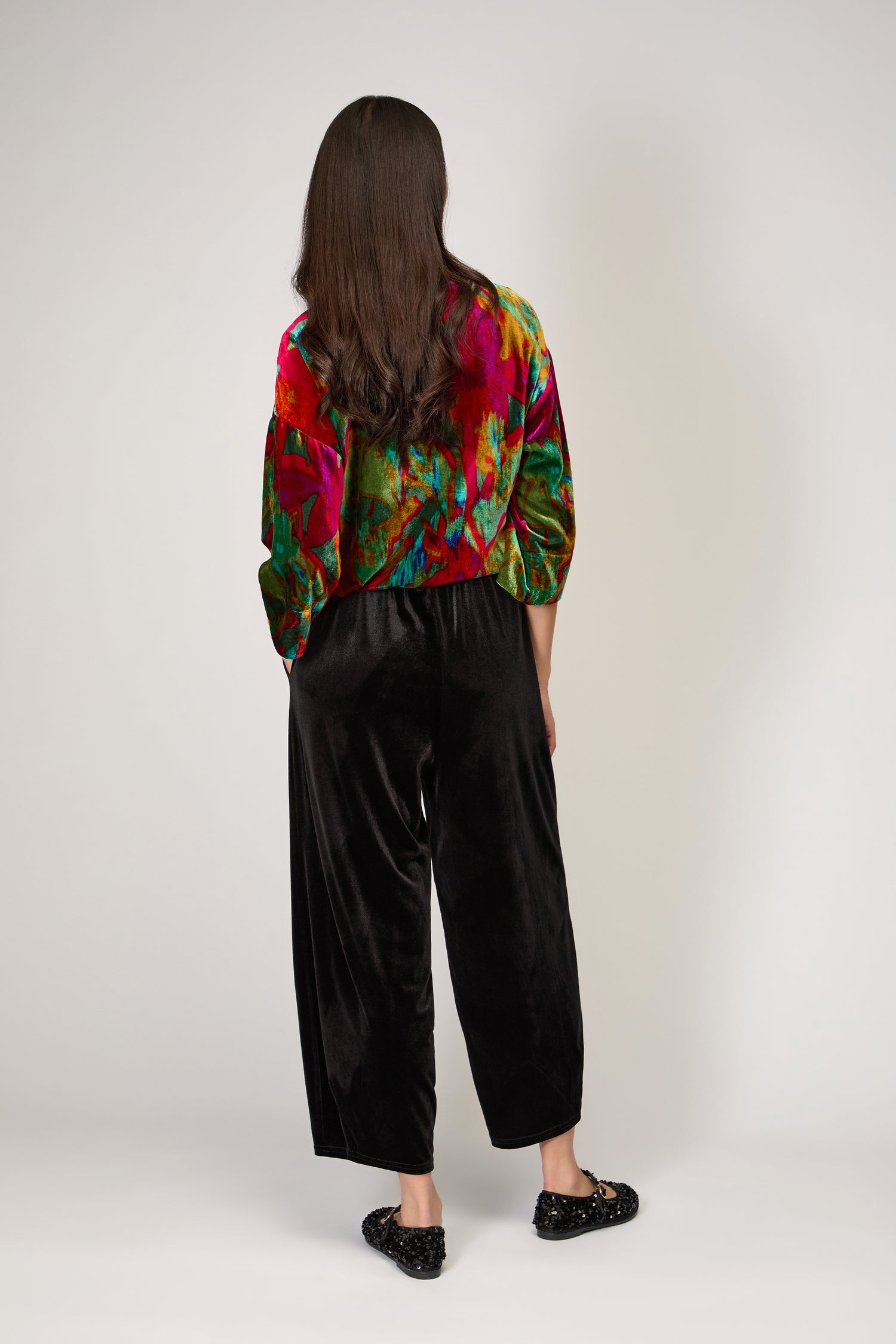 Velvet Jersey Bubble Trousers
