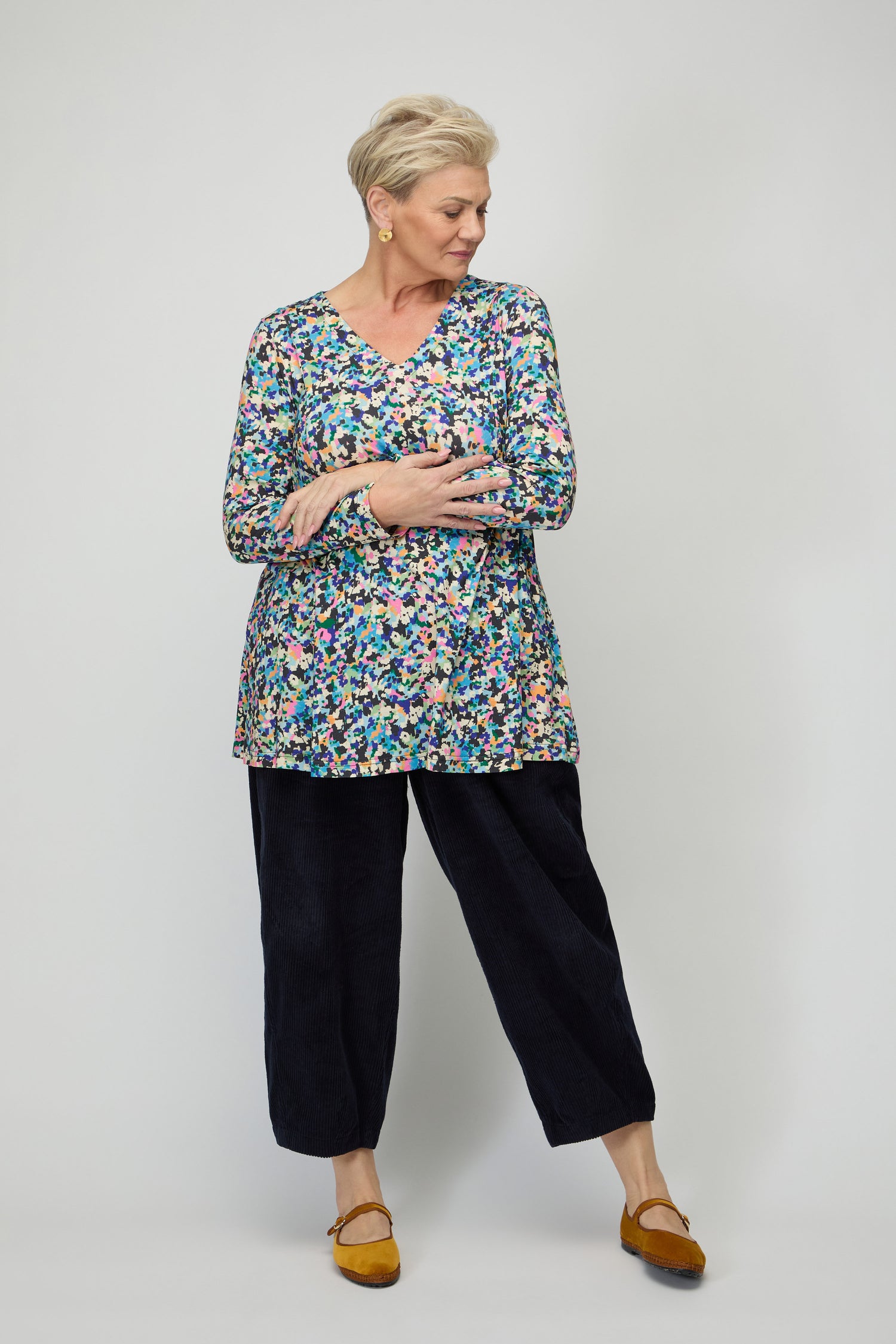 Colourful Confetti Jersey Top