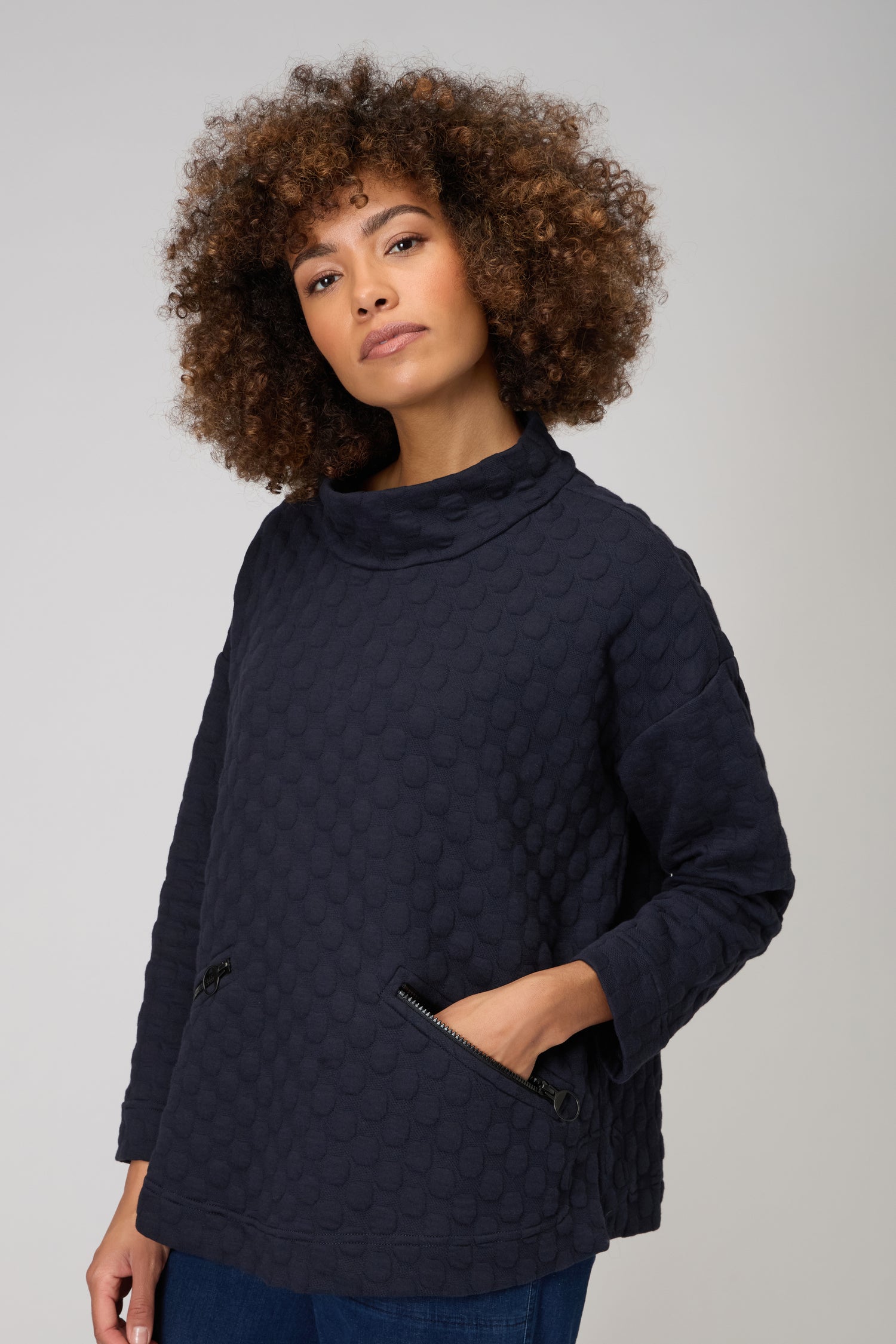 Bubble Textured Jersey Top